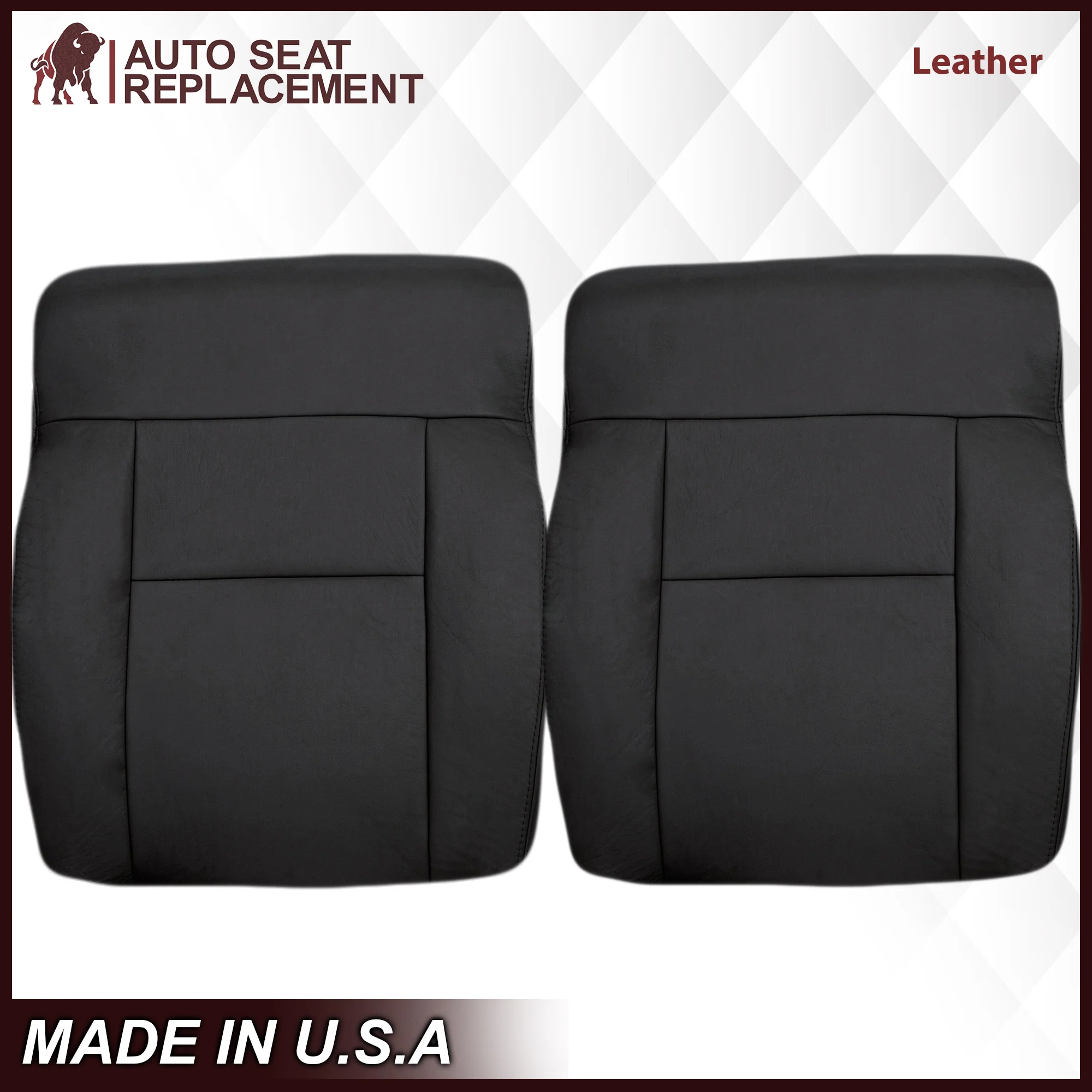 2004-2008 Ford F150 Seat Cover in Black: Choose Leather or Vinyl - Image 23