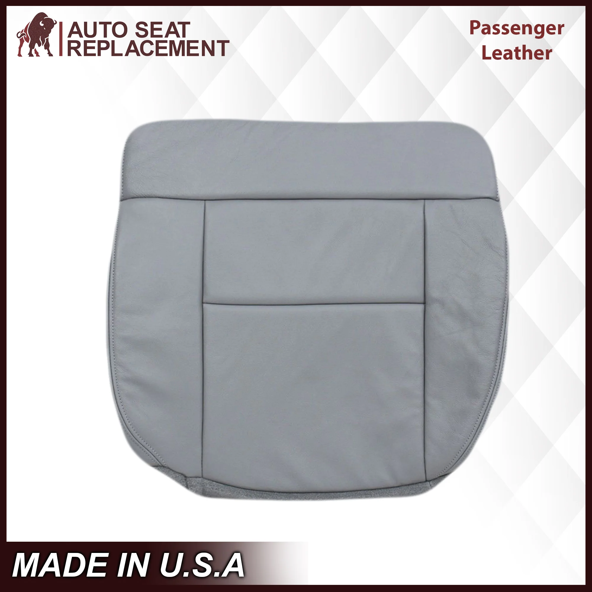 2004-2008 Ford F150 Seat Cover in Gray: Choose Leather or Vinyl - Image 23
