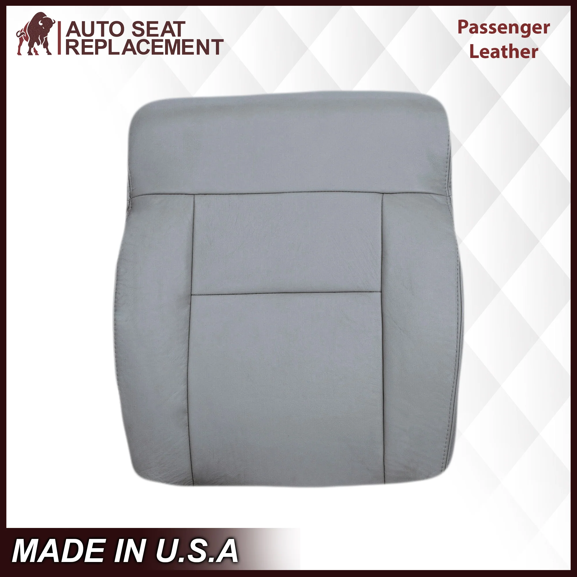 2004-2008 Ford F150 Seat Cover in Gray: Choose Leather or Vinyl - Image 25