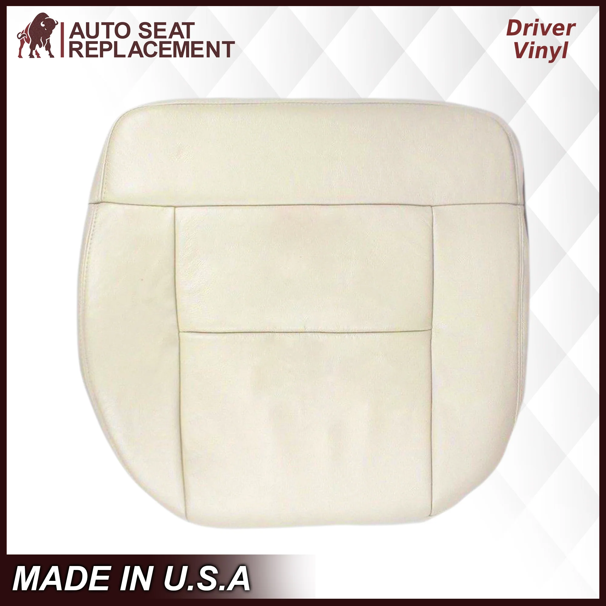 2004 Ford F150 Seat Cover in Light Parchment Tan: Choose Leather or Vinyl - Image 10
