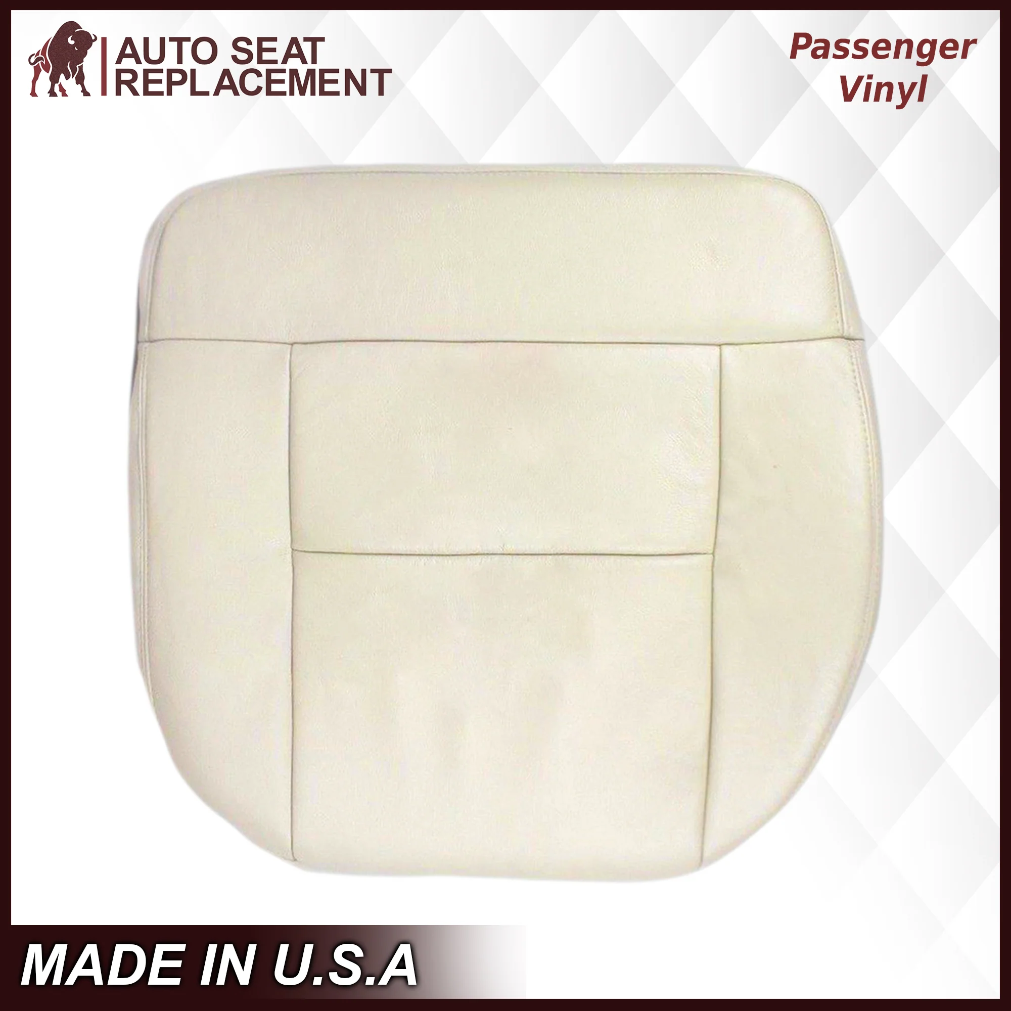 2004 Ford F150 Seat Cover in Light Parchment Tan: Choose Leather or Vinyl - Image 16