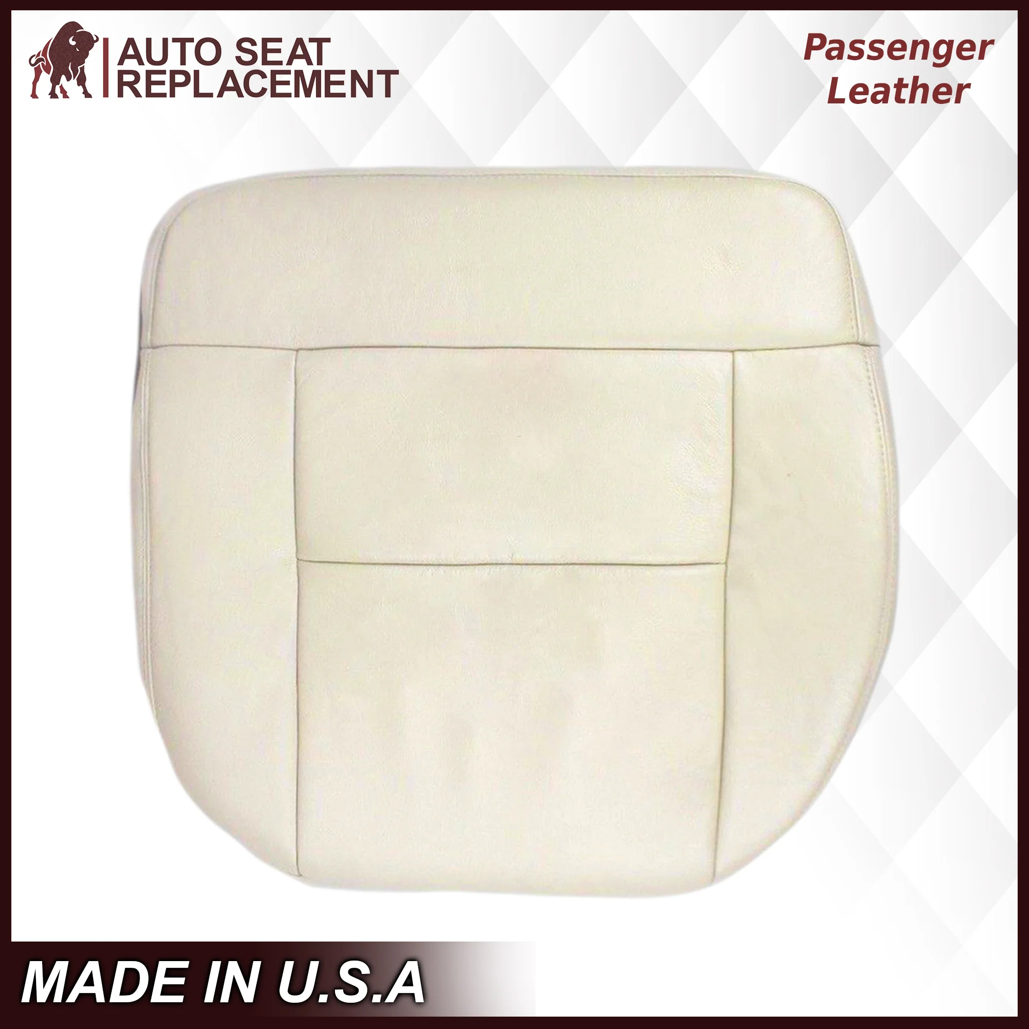 2004 Ford F150 Seat Cover in Light Parchment Tan: Choose Leather or Vinyl - Image 17