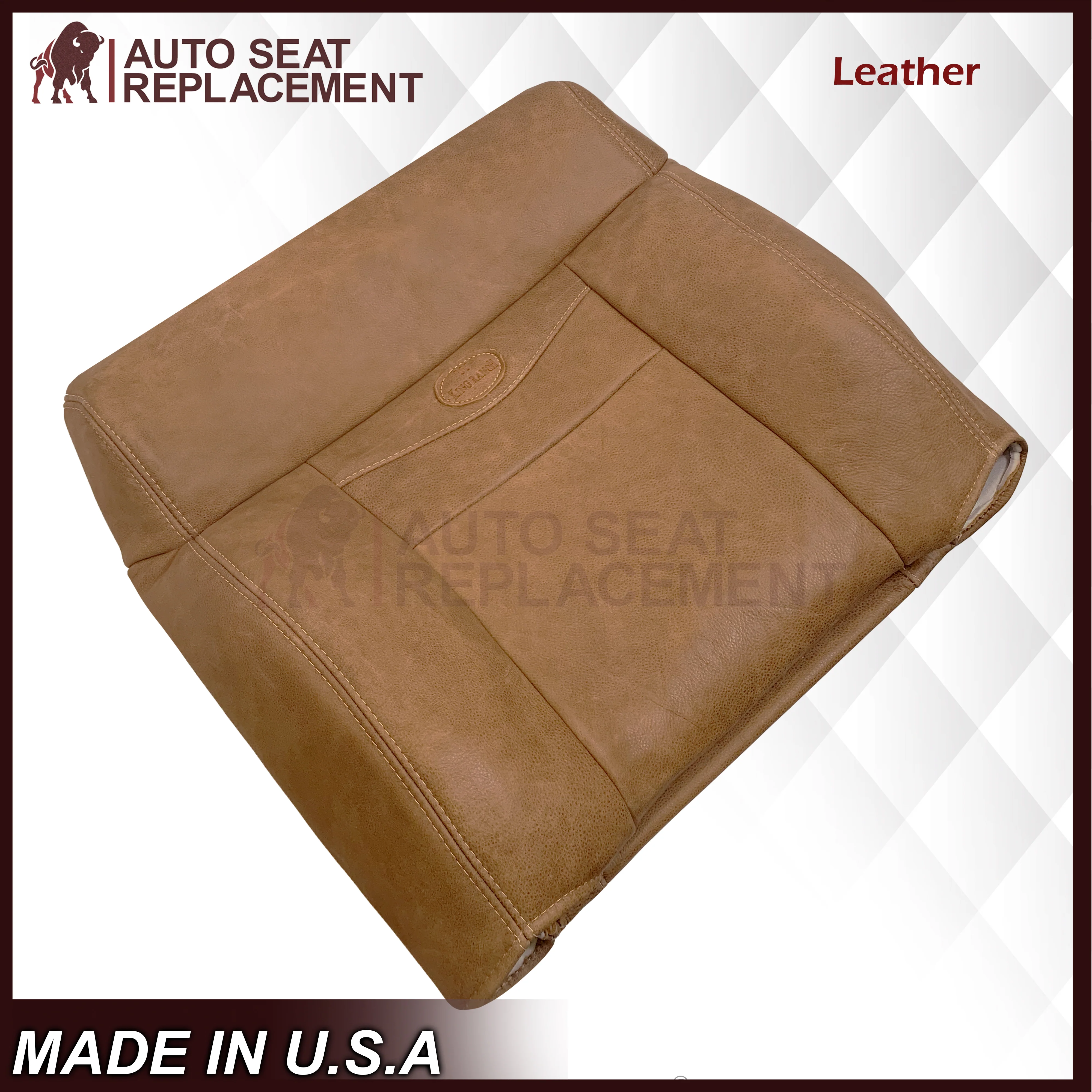2005 2006 2007 2008 Ford F150 King Ranch New Front GENUINE LEATHER Seat Covers - Image 23