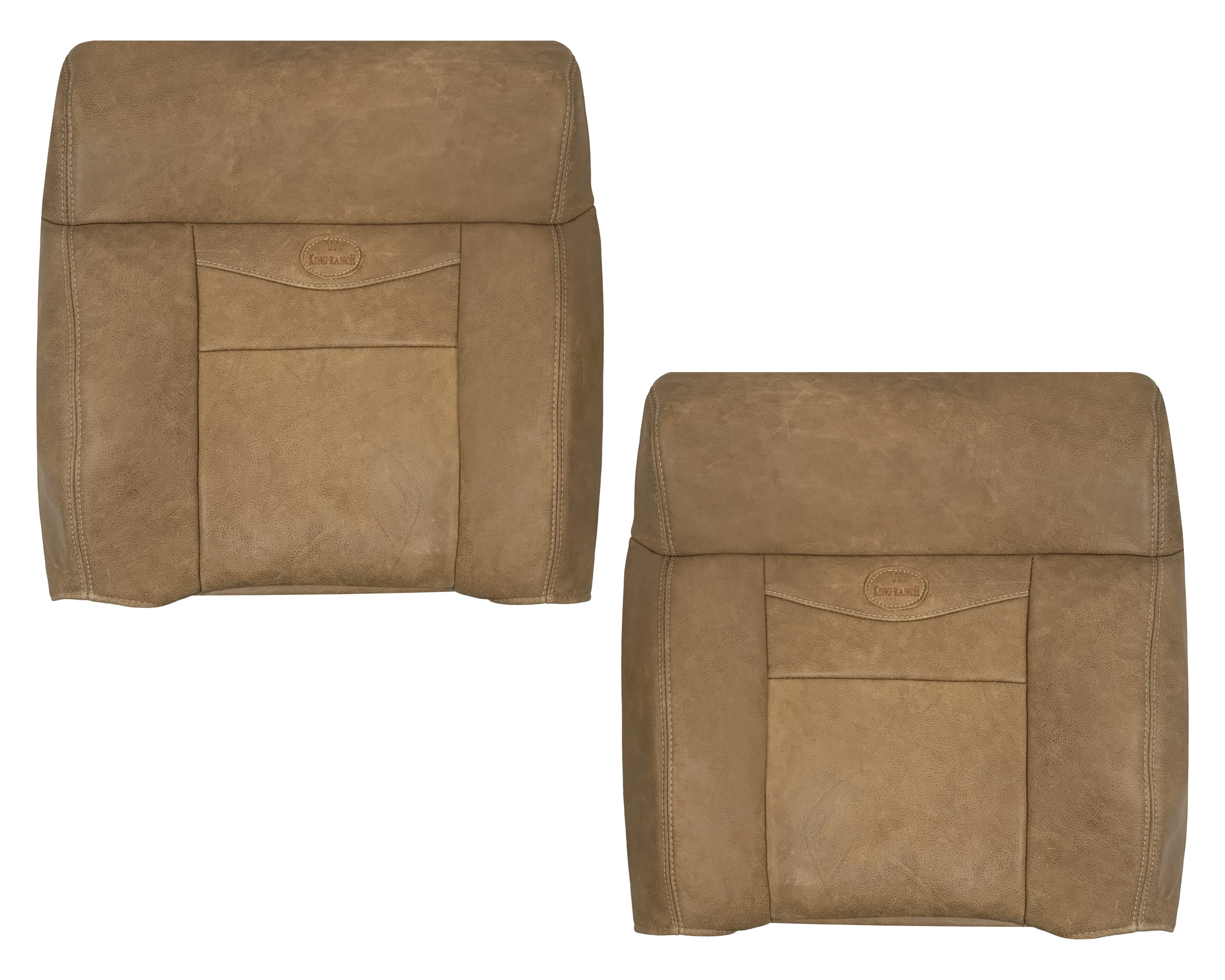 2005 2006 2007 2008 Ford F150 King Ranch New Front GENUINE LEATHER Seat Covers - Image 27