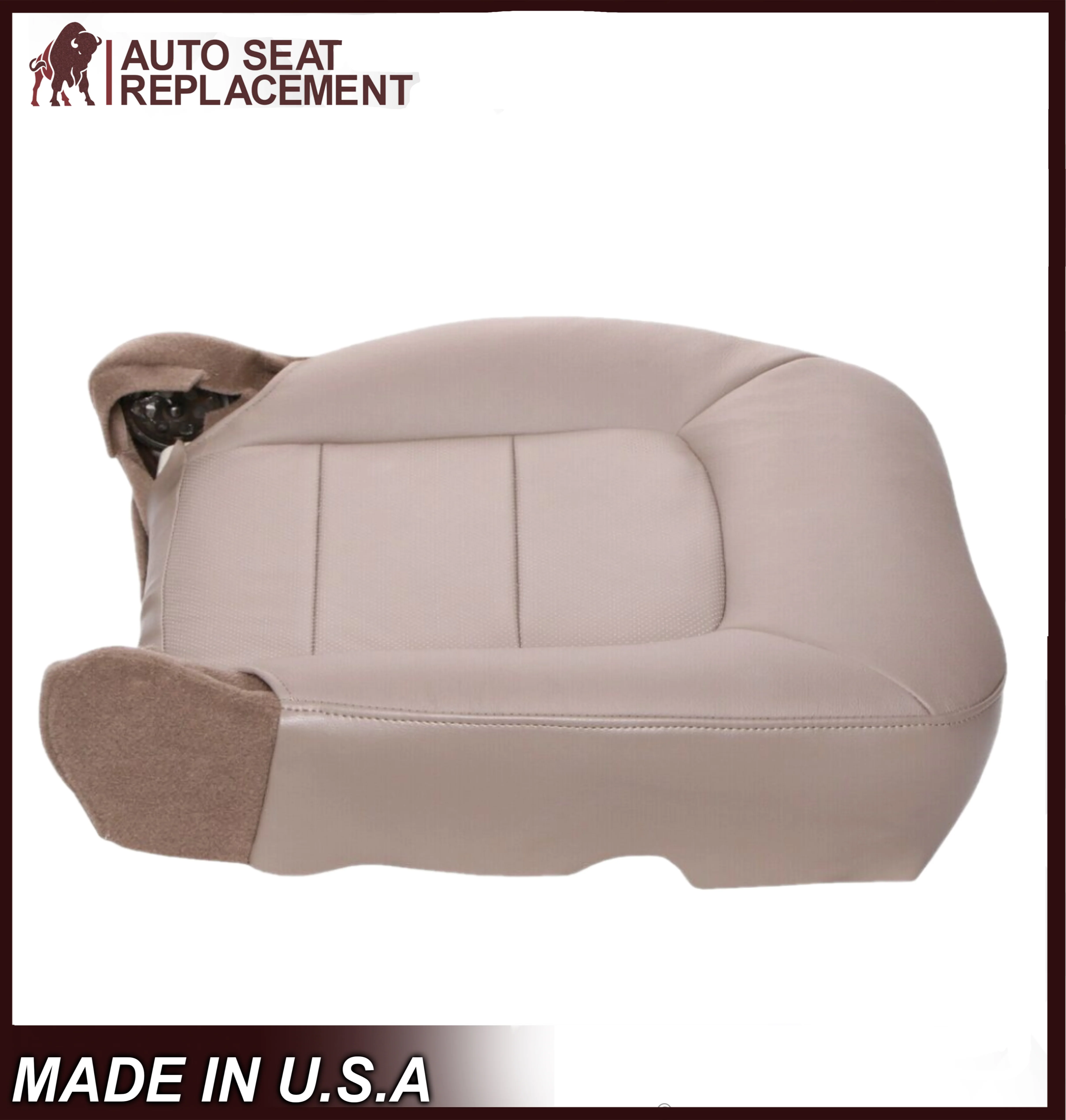2005 2006 Ford Expedition Limited Perforated Tan Seat Covers: Choose Leather or Vinyl - Image 4