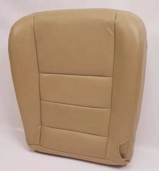 2005 2006 Ford F250 F350 Lariat Driver Bottom Leather Seat Cover TAN - Image 3