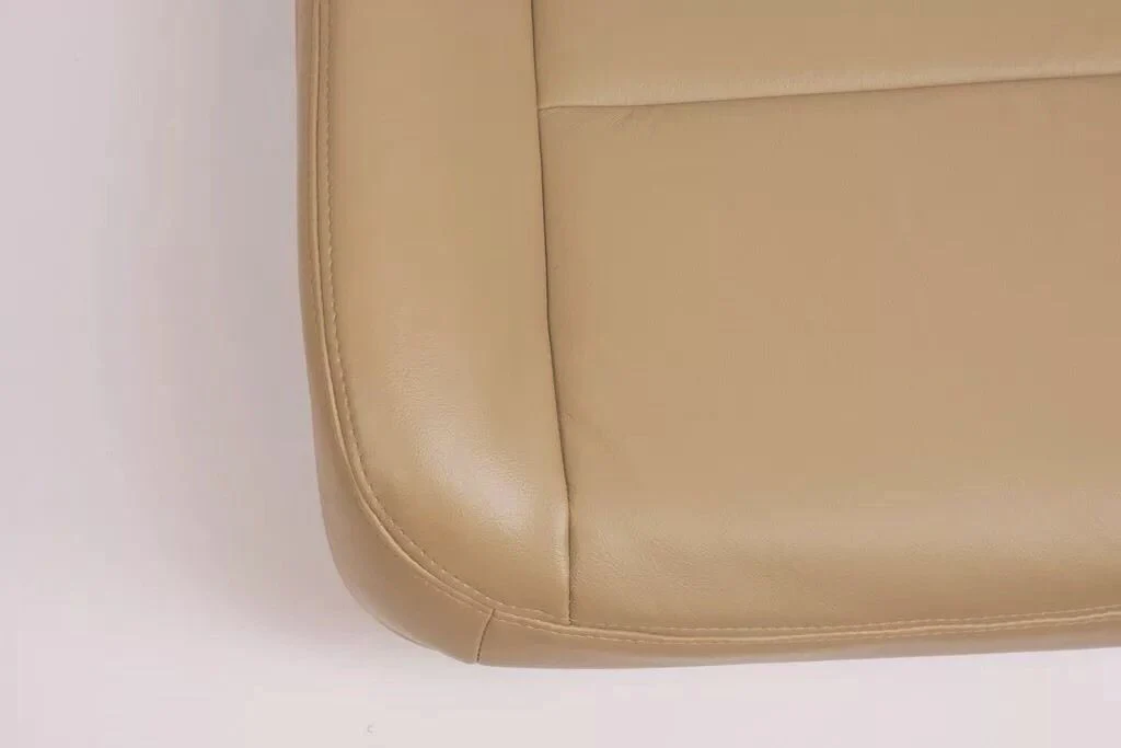 2005 2006 Ford F250 F350 Lariat Driver Bottom Leather Seat Cover TAN - Image 5