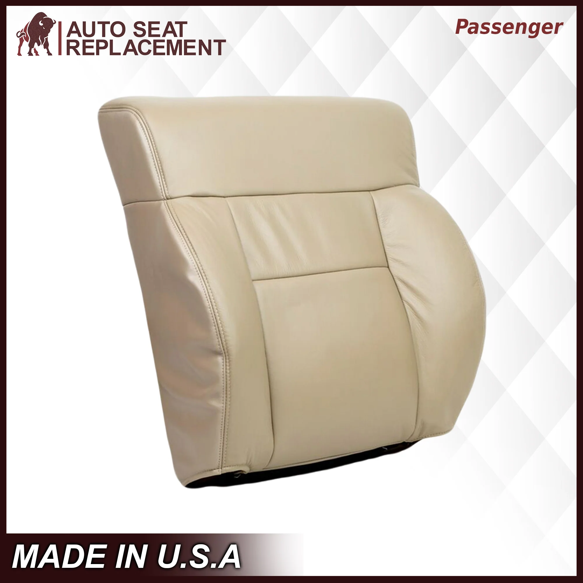 2005-2008 Ford F-150 Seat Cover in Tan: Choose Leather or Vinyl - Image 18
