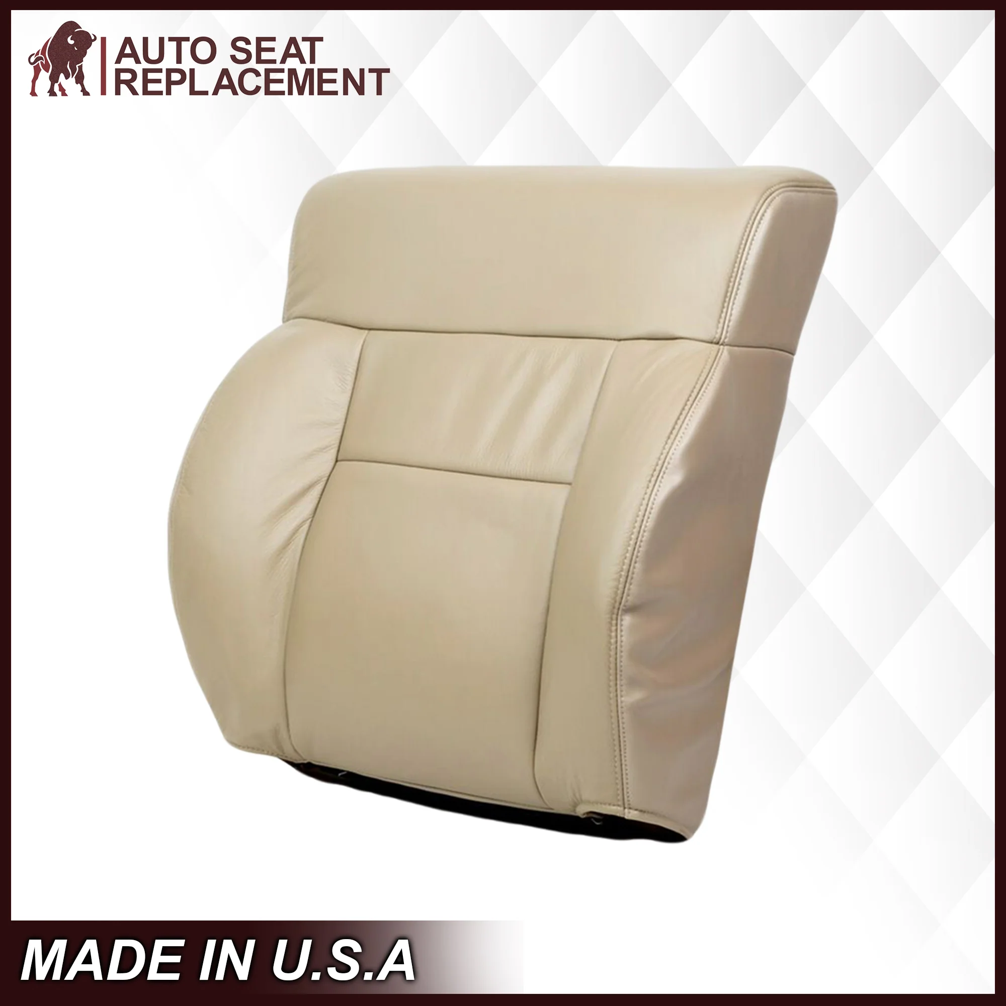 2005-2008 Ford F-150 Seat Cover in Tan: Choose Leather or Vinyl - Image 20