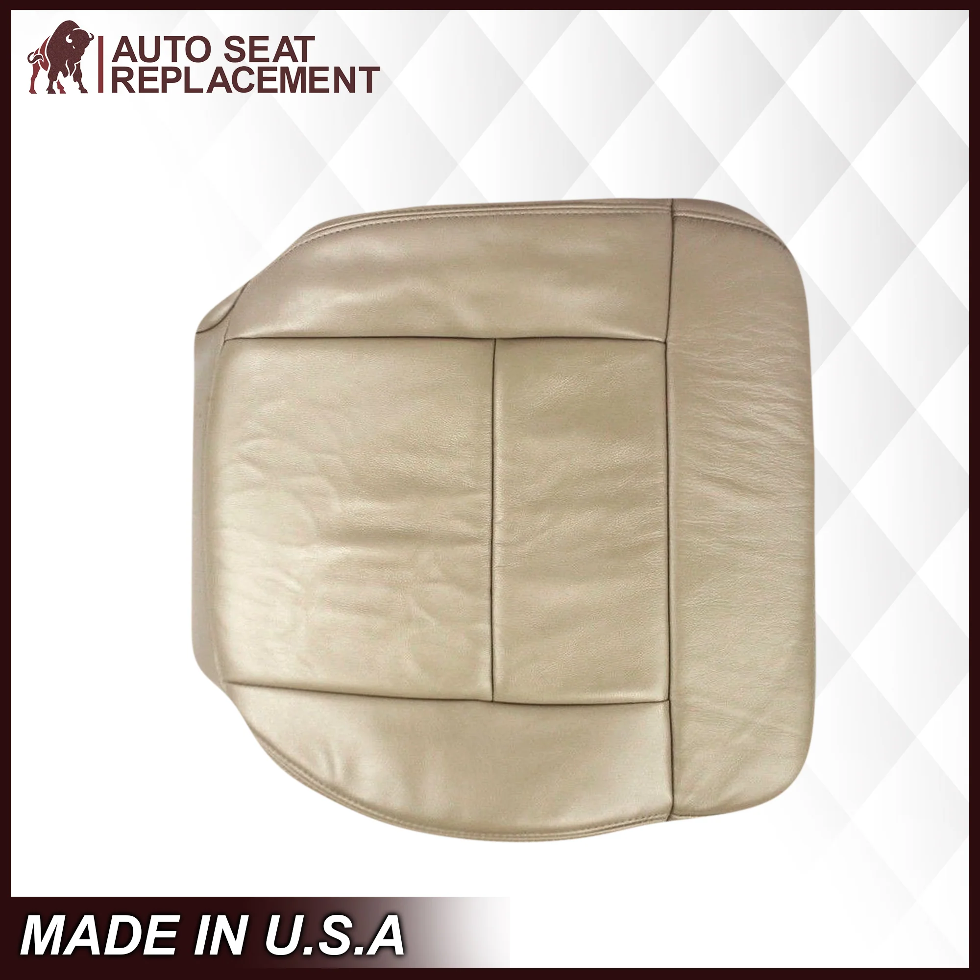 2005-2008 Ford F-150 Seat Cover in Tan: Choose Leather or Vinyl - Image 5