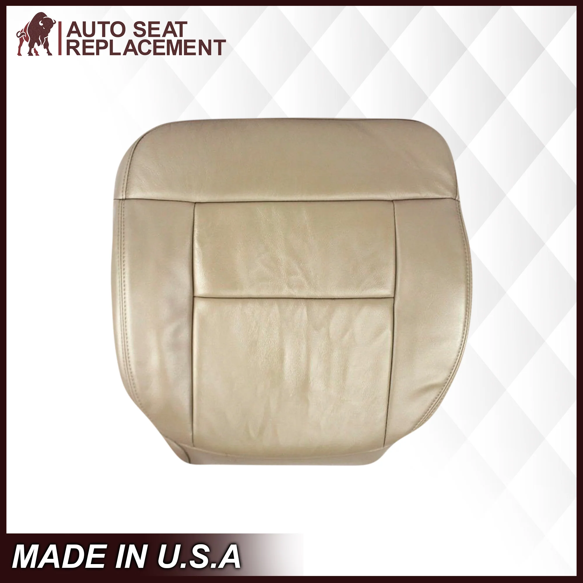2005-2008 Ford F-150 Seat Cover in Tan: Choose Leather or Vinyl - Image 6