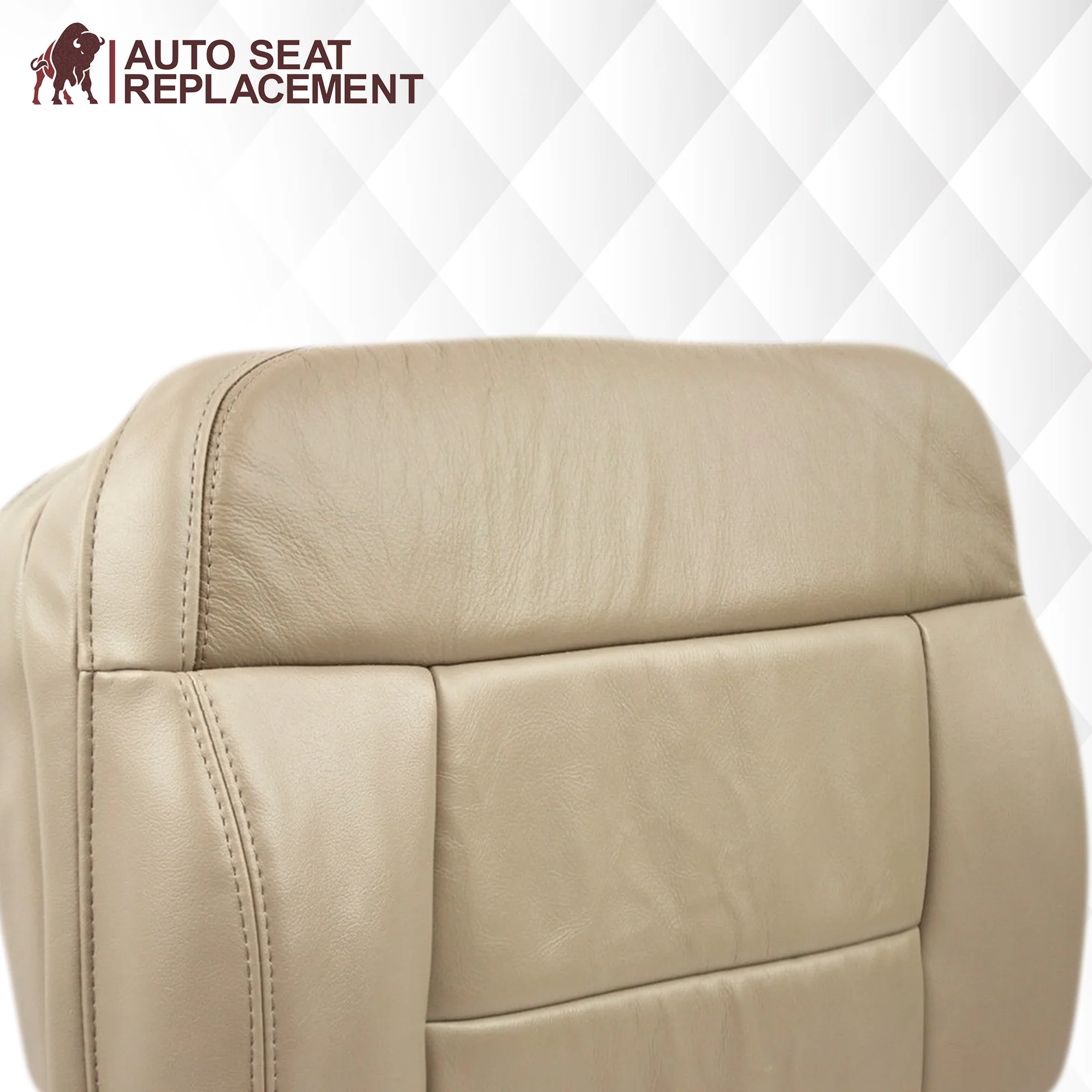 2005-2008 Ford F-150 Seat Cover in Tan: Choose Leather or Vinyl - Image 7