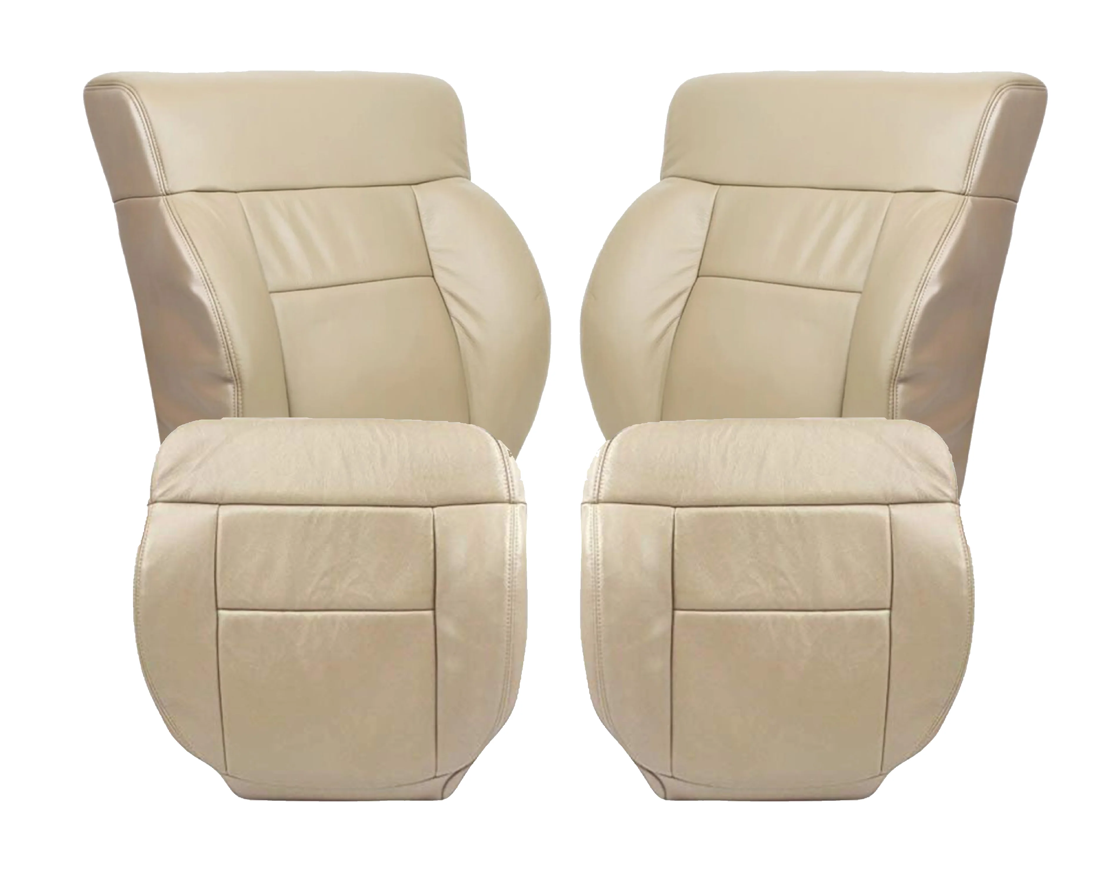 2005-2008 Ford F150 Lariat Seat Cover in Tan: Choose Leather or Vinyl - Image 22