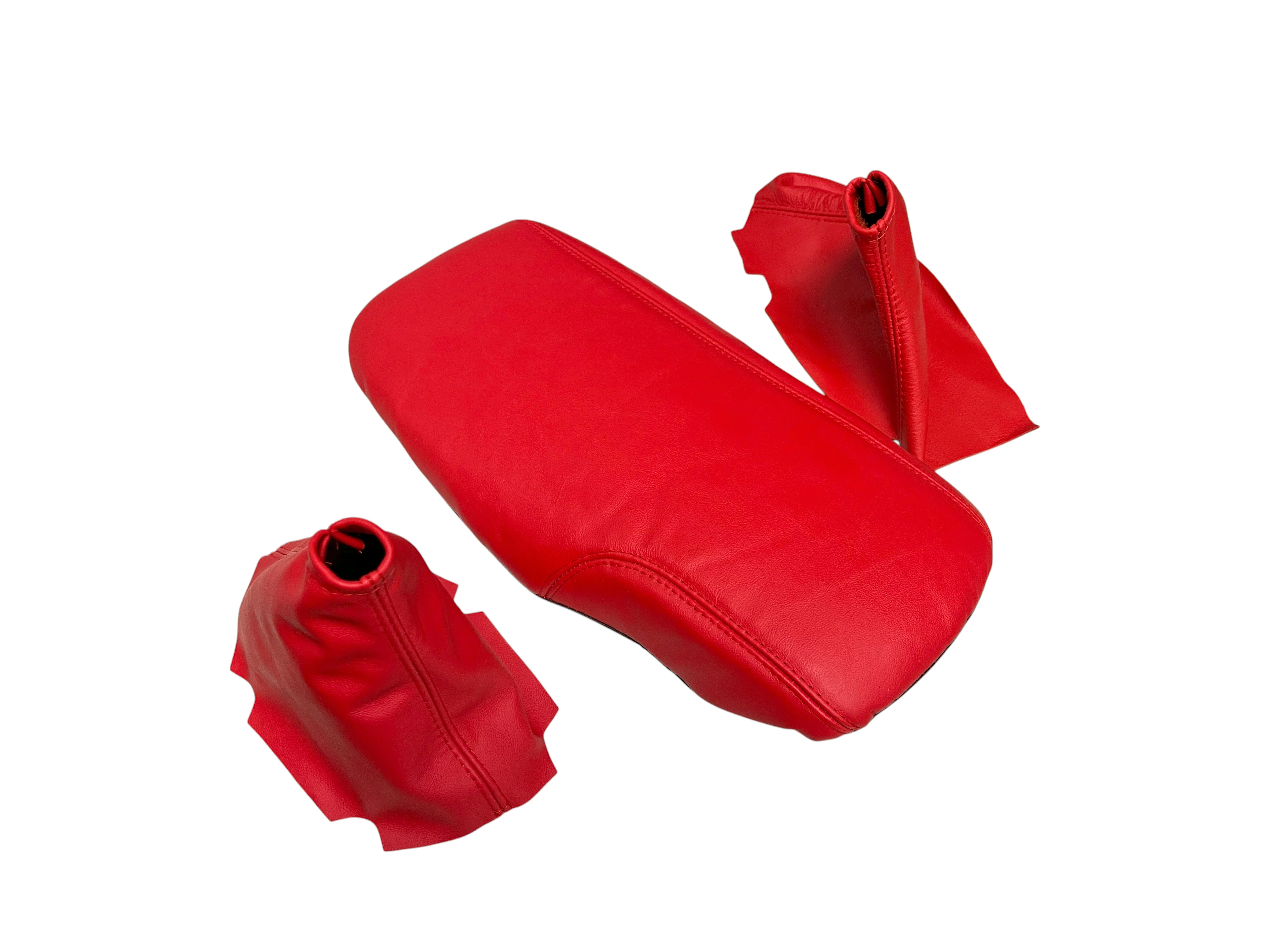 2005 - 2013 Chevy Corvette C6 Console Cover, Shift & E-brake Boot Set in Genuine Leather - Image 9