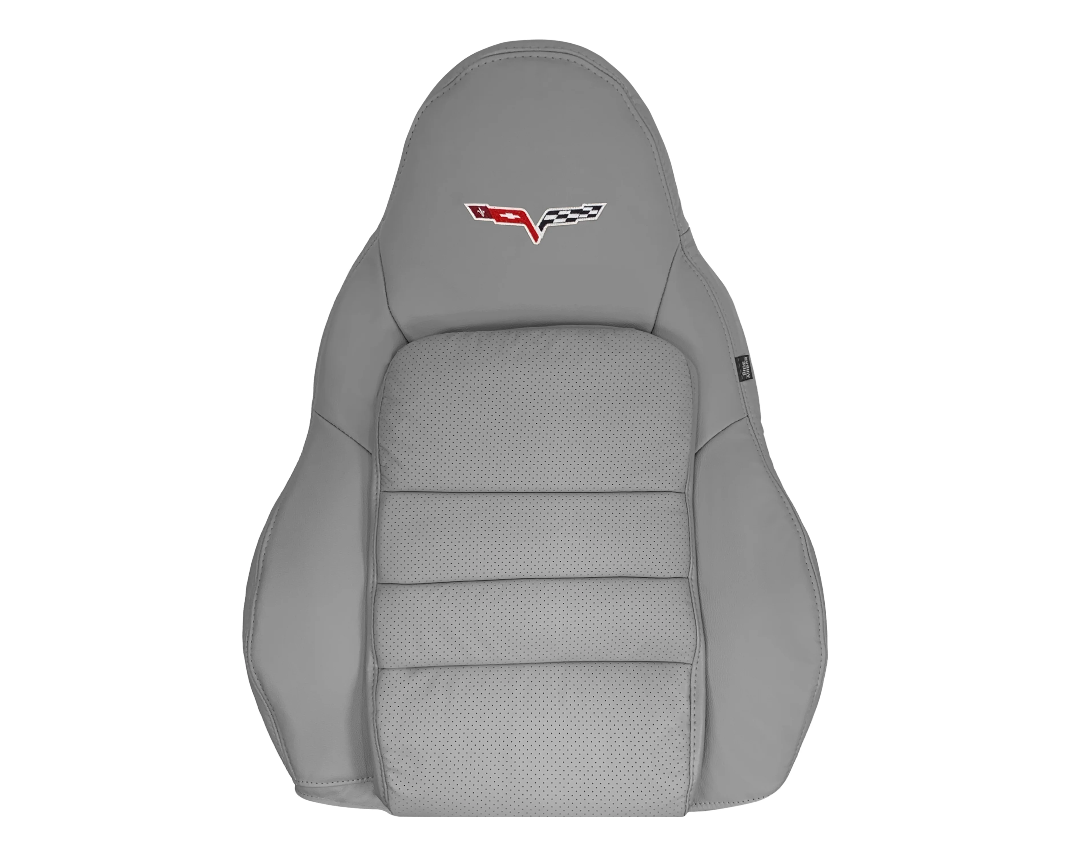 2005-2013 Chevy Corvette Replacement Seat Covers: C6 Gray Perforated - Image 17