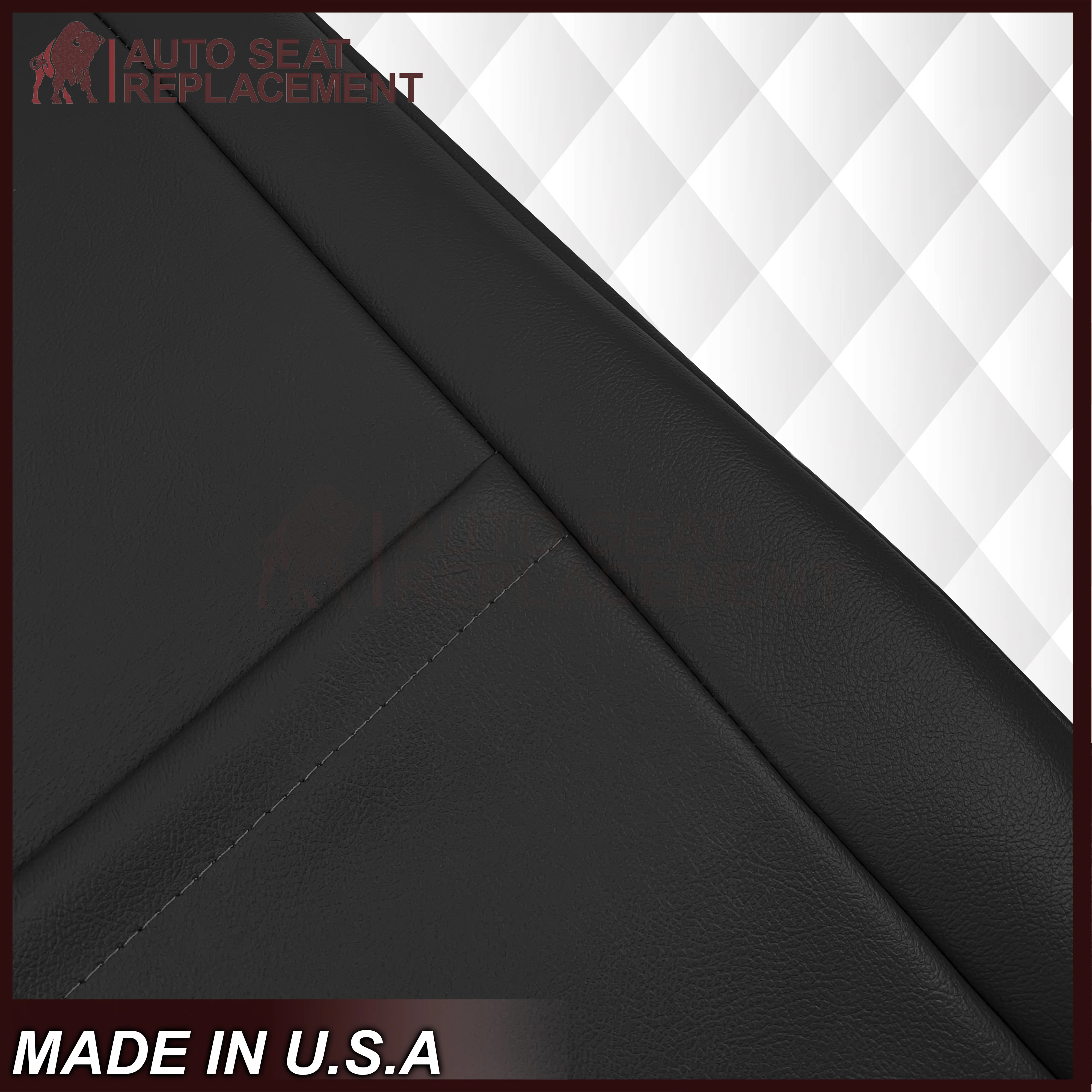 2005 Ford Excursion Eddie Bauer Sport Front Replacement Seat Covers: Choose Leather or Vinyl - Image 13