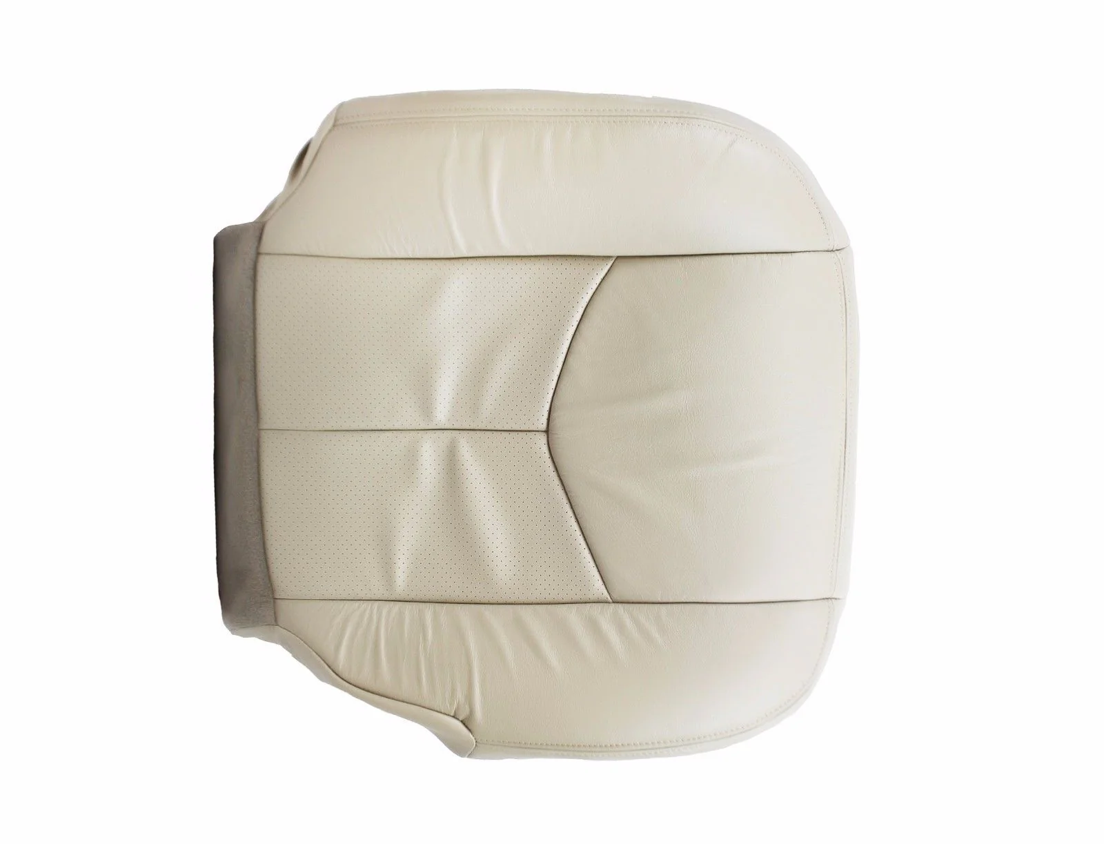 2006 2005 2004 -2003 Cadillac Escalade Driver Side Bottom Leather Seat Cover Tan - Image 7