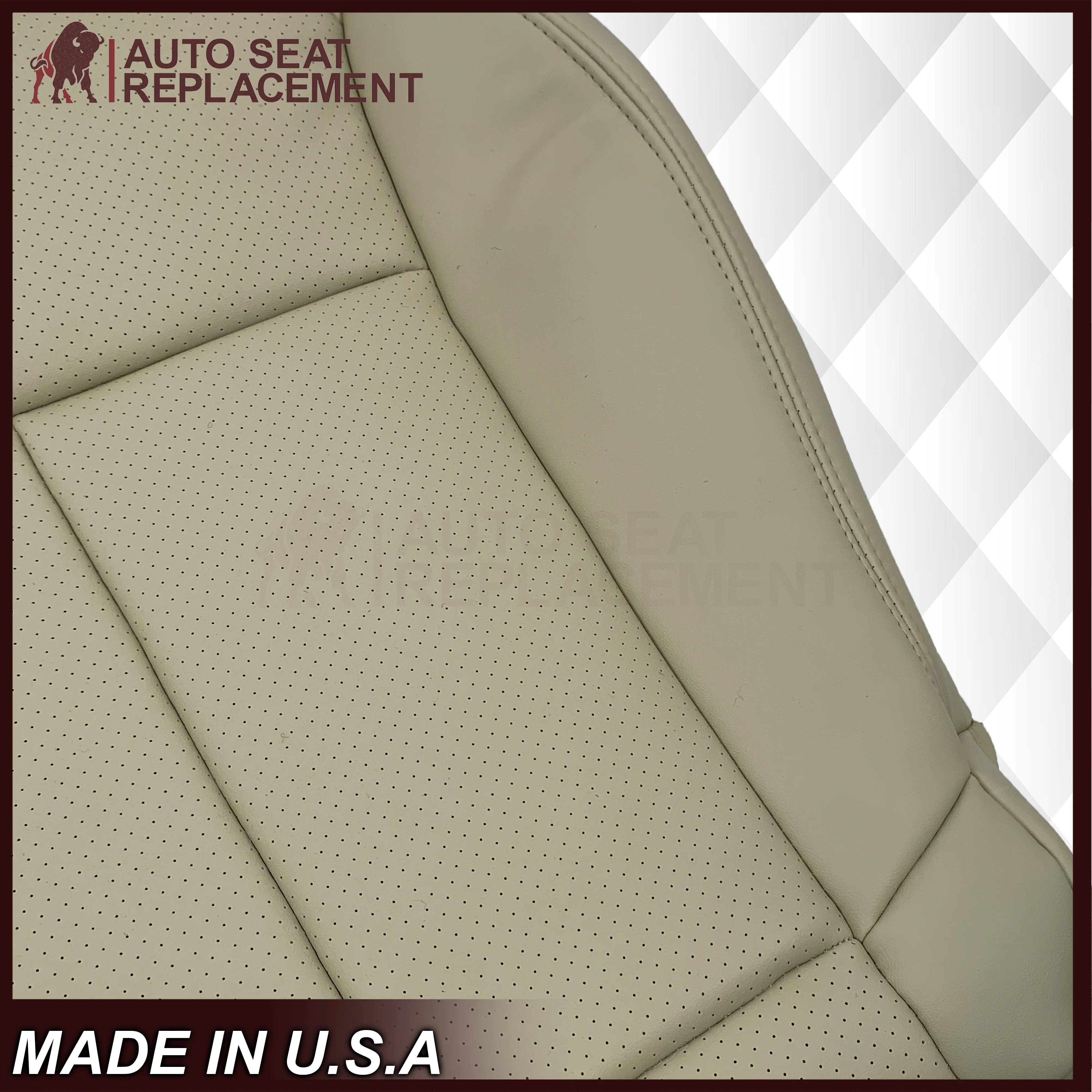 2006-2010 for Infiniti M45 M35 Sedan Bottom Replacement Seat Cover In Wheat Tan - Image 11