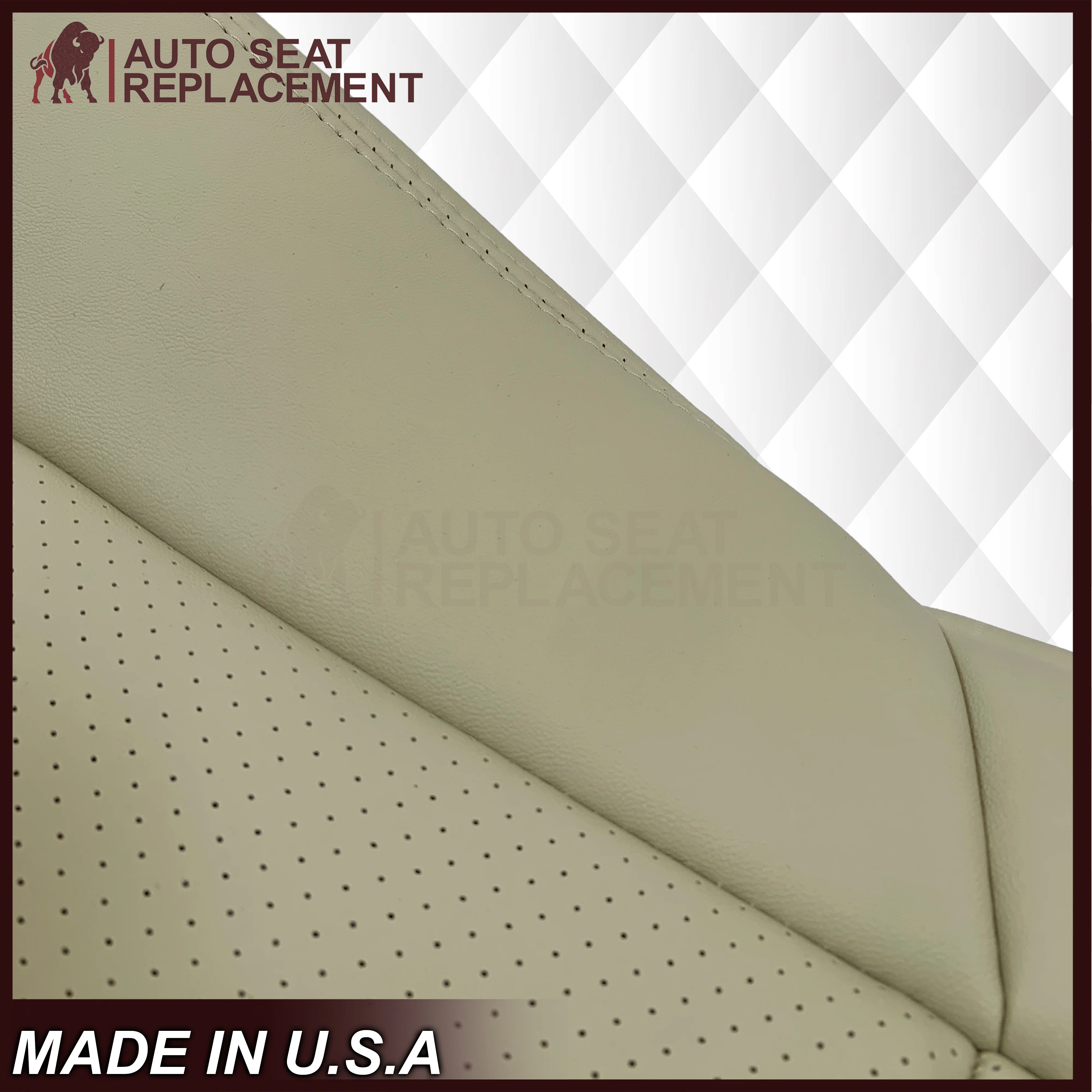 2006-2010 for Infiniti M45 M35 Sedan Bottom Replacement Seat Cover In Wheat Tan - Image 13