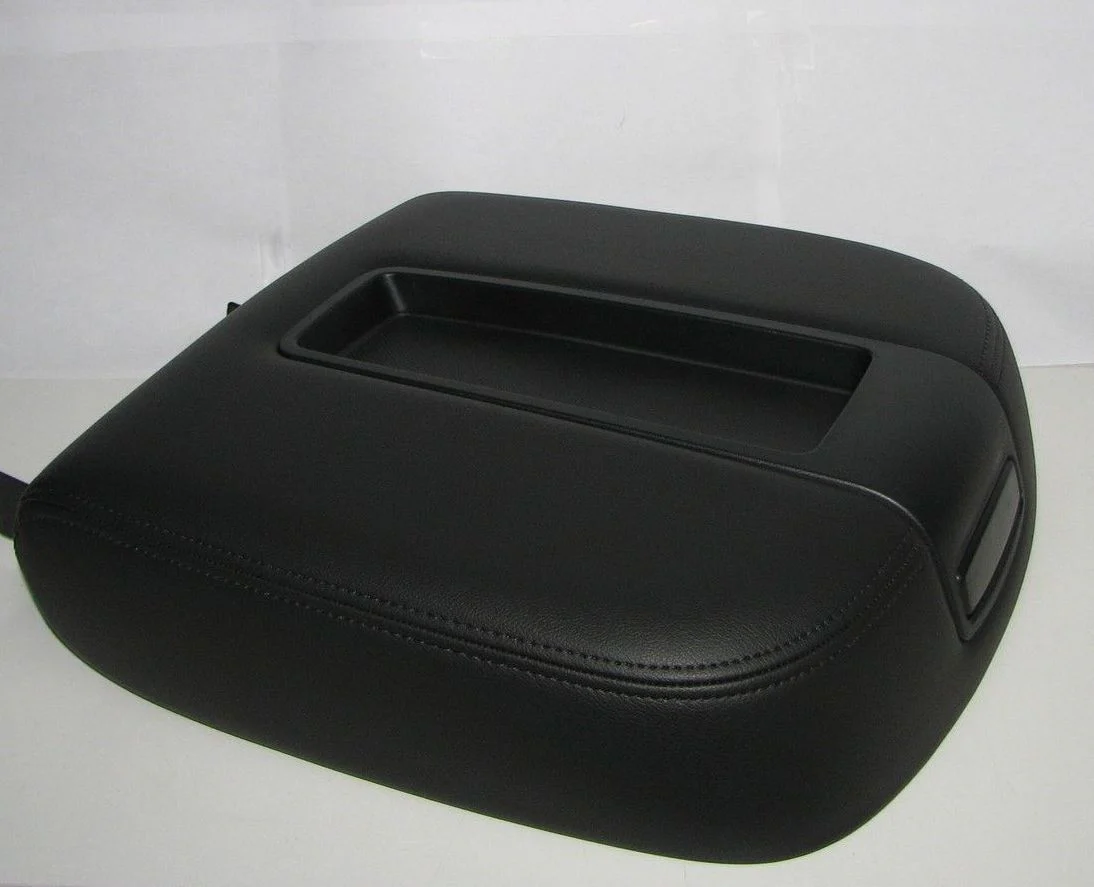 2007 2008 2009 2010 2011 2012 2013 2014 GMC Sierra Center Console Lid Cover Black - Image 9