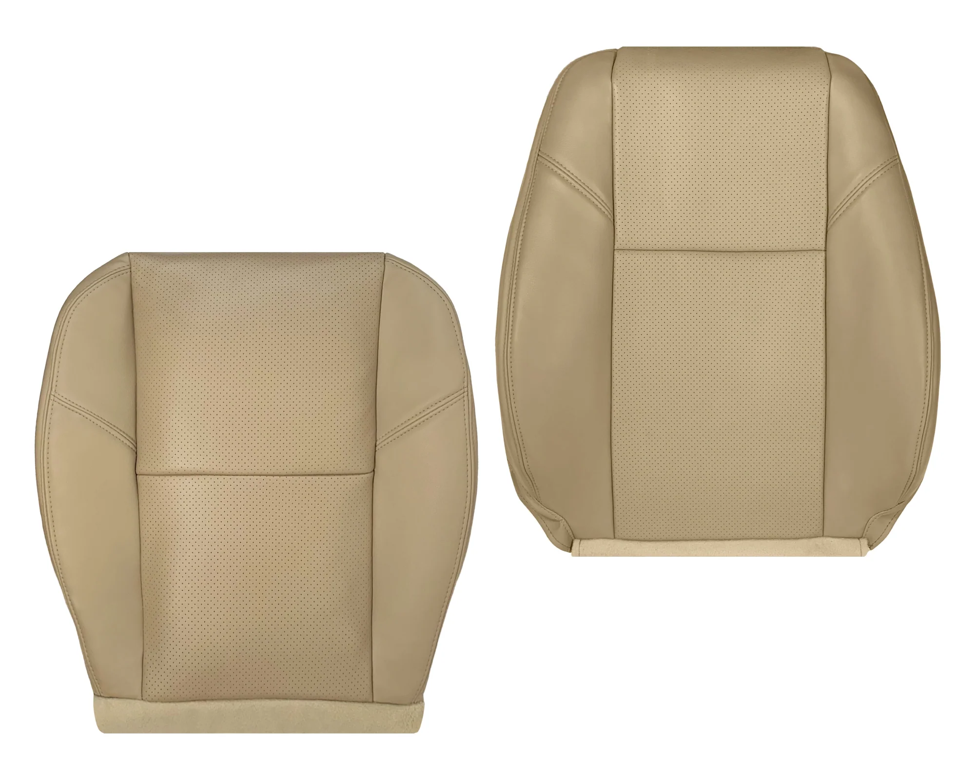 2007-2008 Cadillac Escalade Perforated Seat Cover in VERY Light Cashmere Tan: Choose From Variation - Image 25