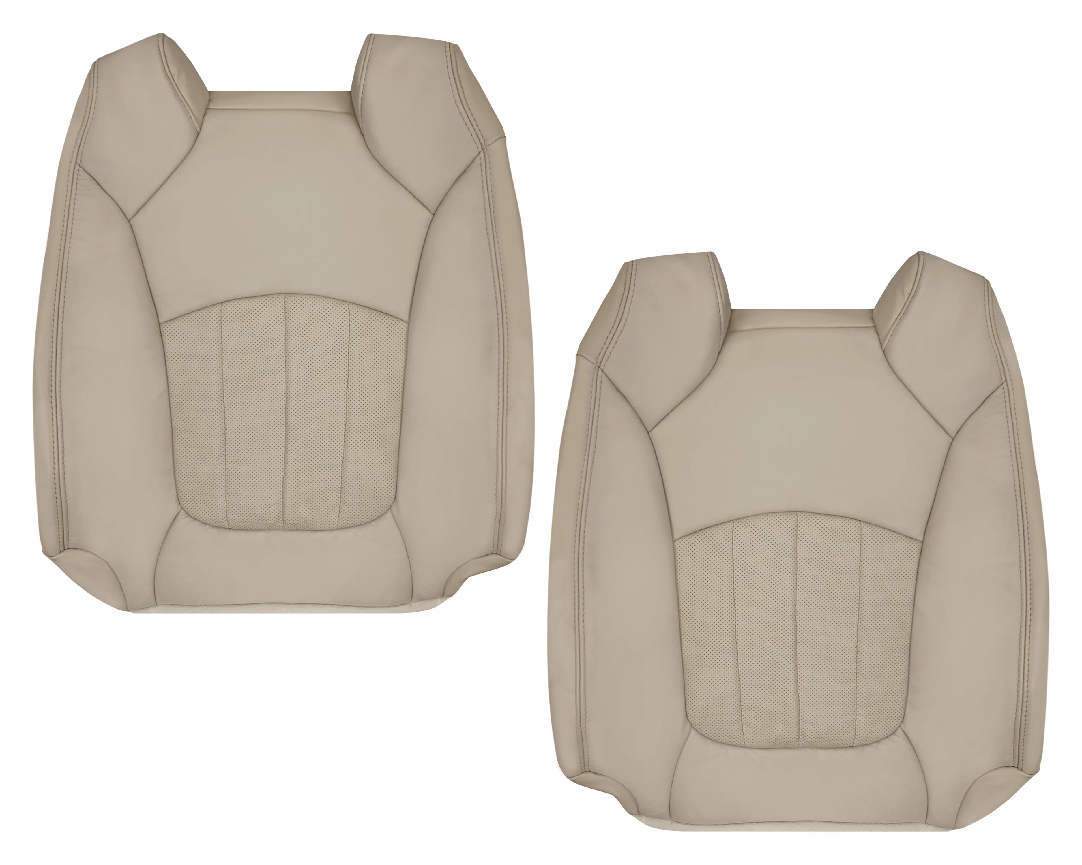 2007-2012 GMC Acadia Denali/SLT Replacement Leather/Syn. Leather Seat Cover: Tan, Perforated - Image 17