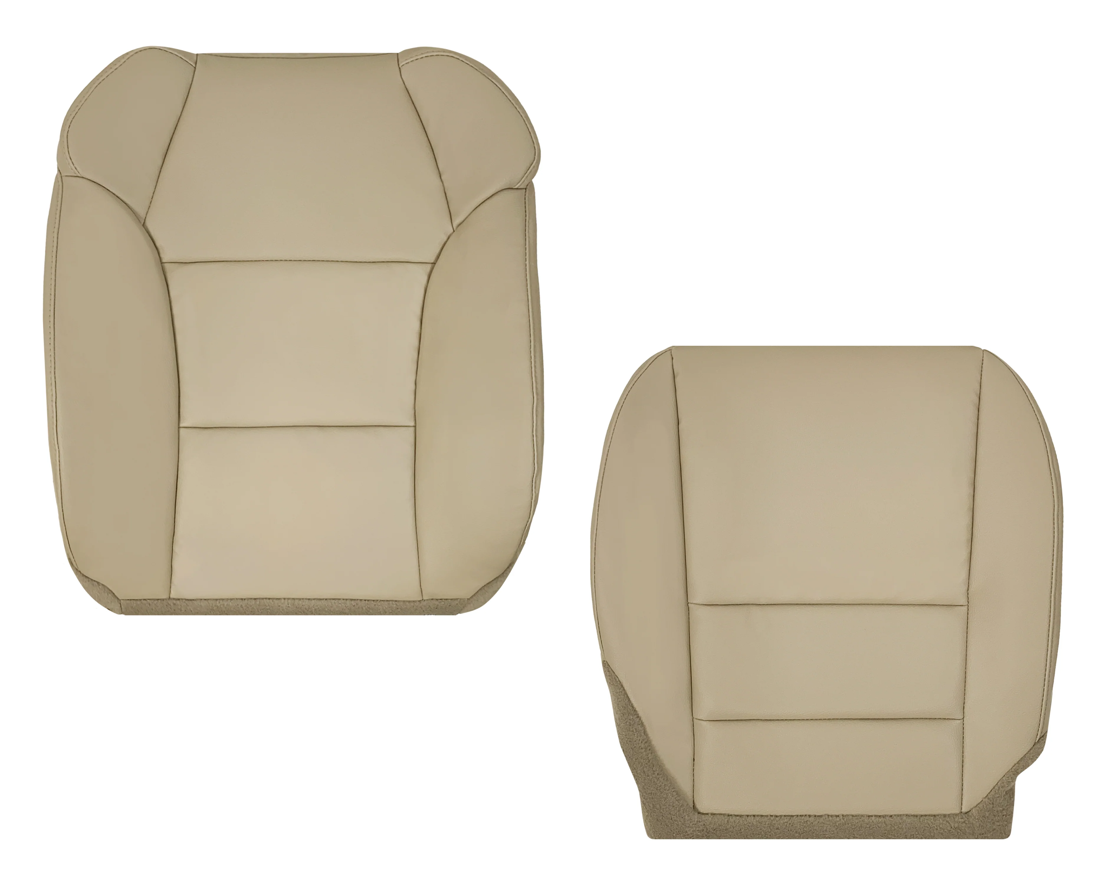 2007 - 2013 Acura MDX Driver Or Passenger Replacement Seat Covers: Non-Perforated Tan - Image 30
