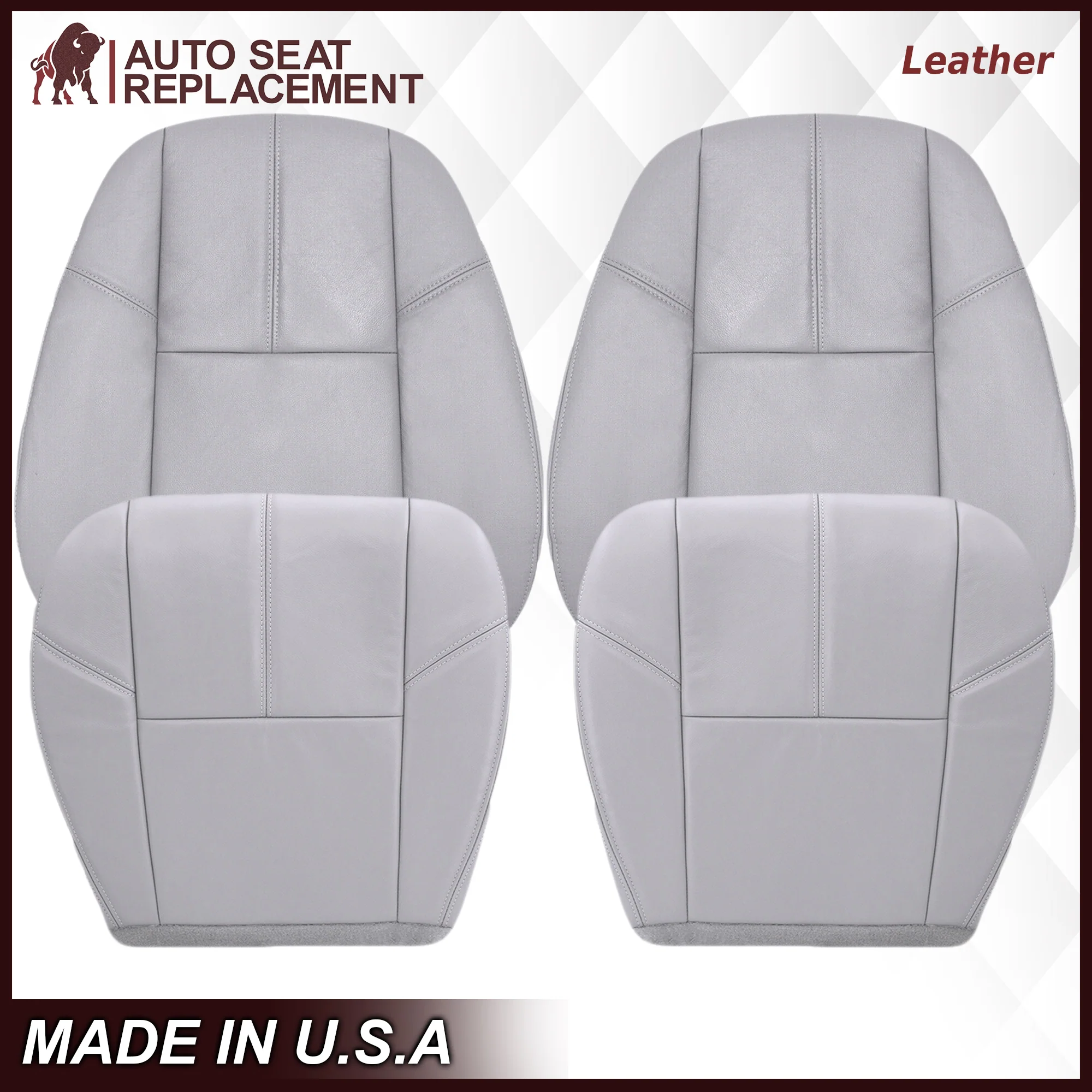 2007-2013 Chevy Avalanche Seat Cover In Gray: Choose From Variation - Image 25