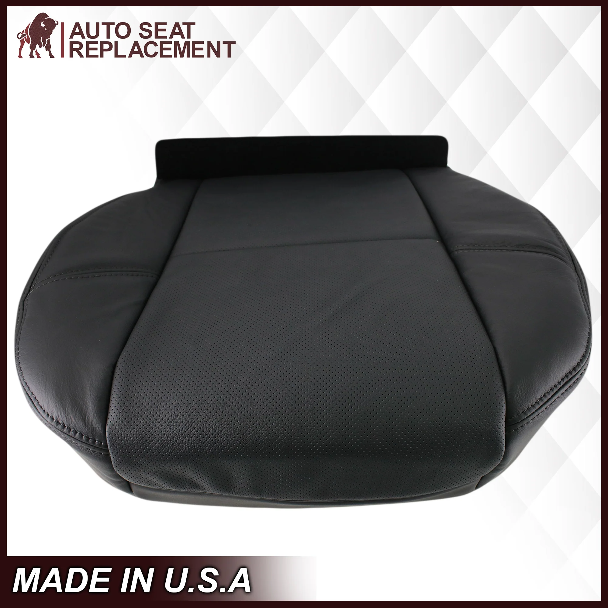2007-2014 Cadillac Escalade Perforated Seat Cover in Black: Choose From Variation - Image 4