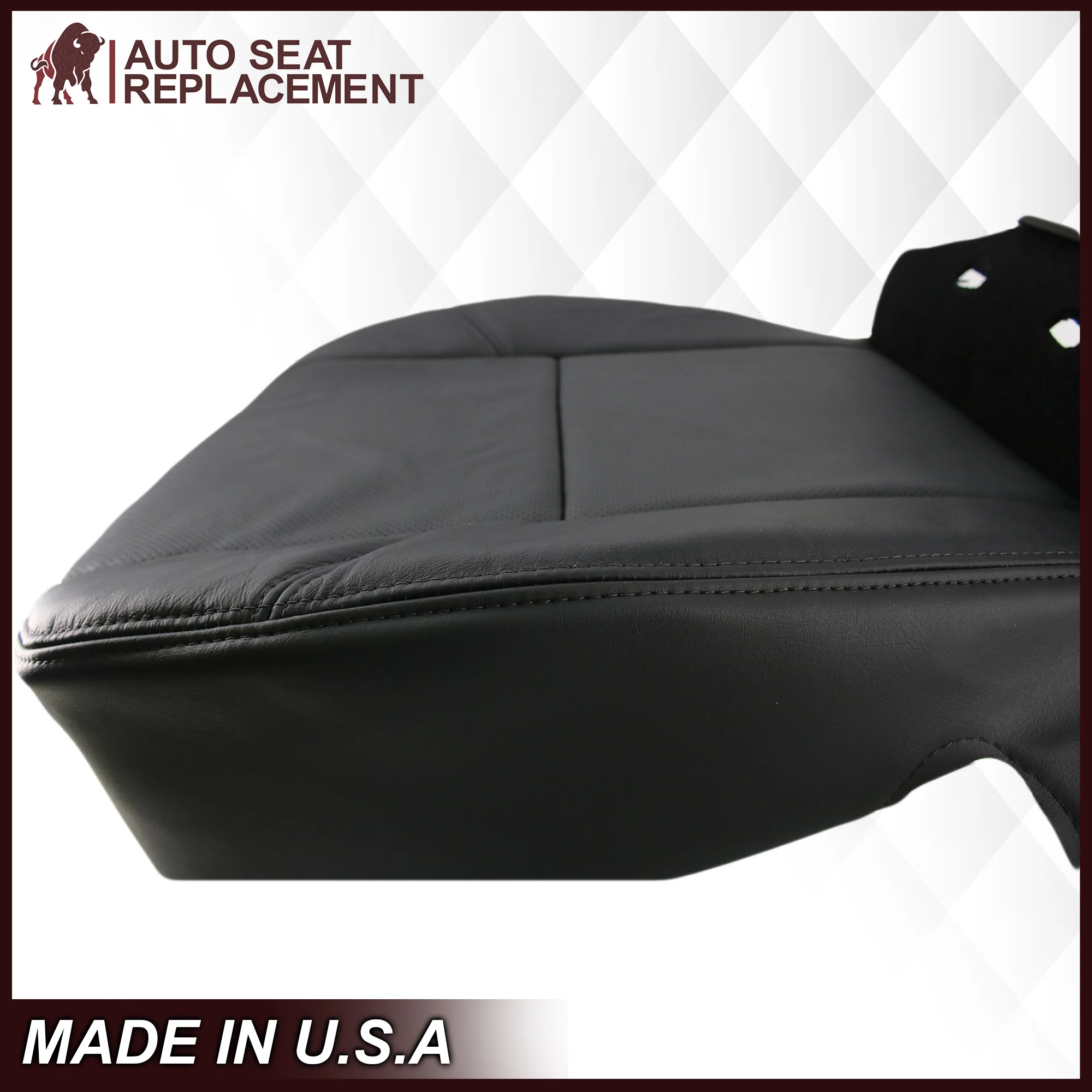 2007-2014 Cadillac Escalade Perforated Seat Cover in Black: Choose From Variation - Image 5