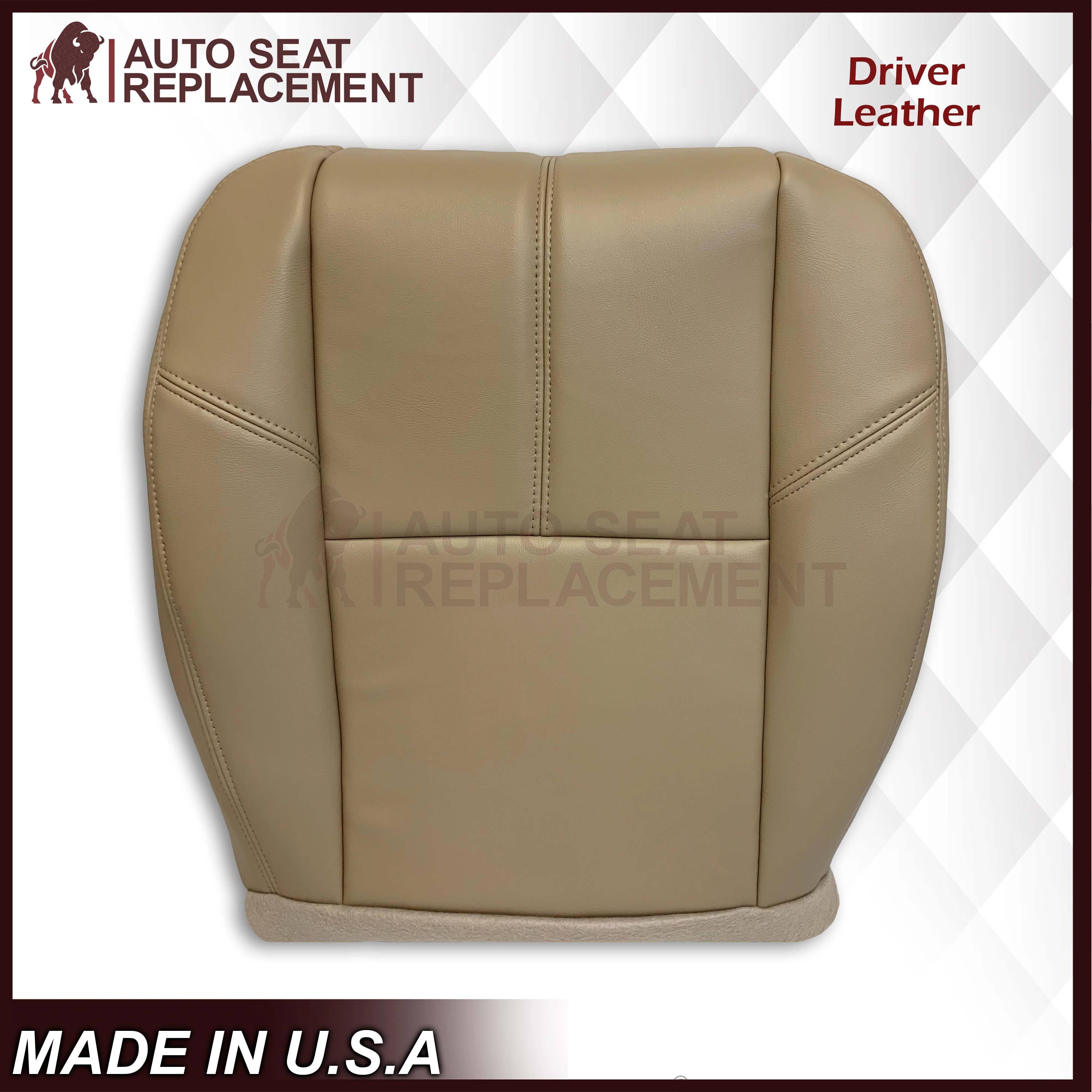 2007-2014 Chevy Silverado Front, Second and Third Row Seat Covers In Tan: Choose From Variation - Image 32