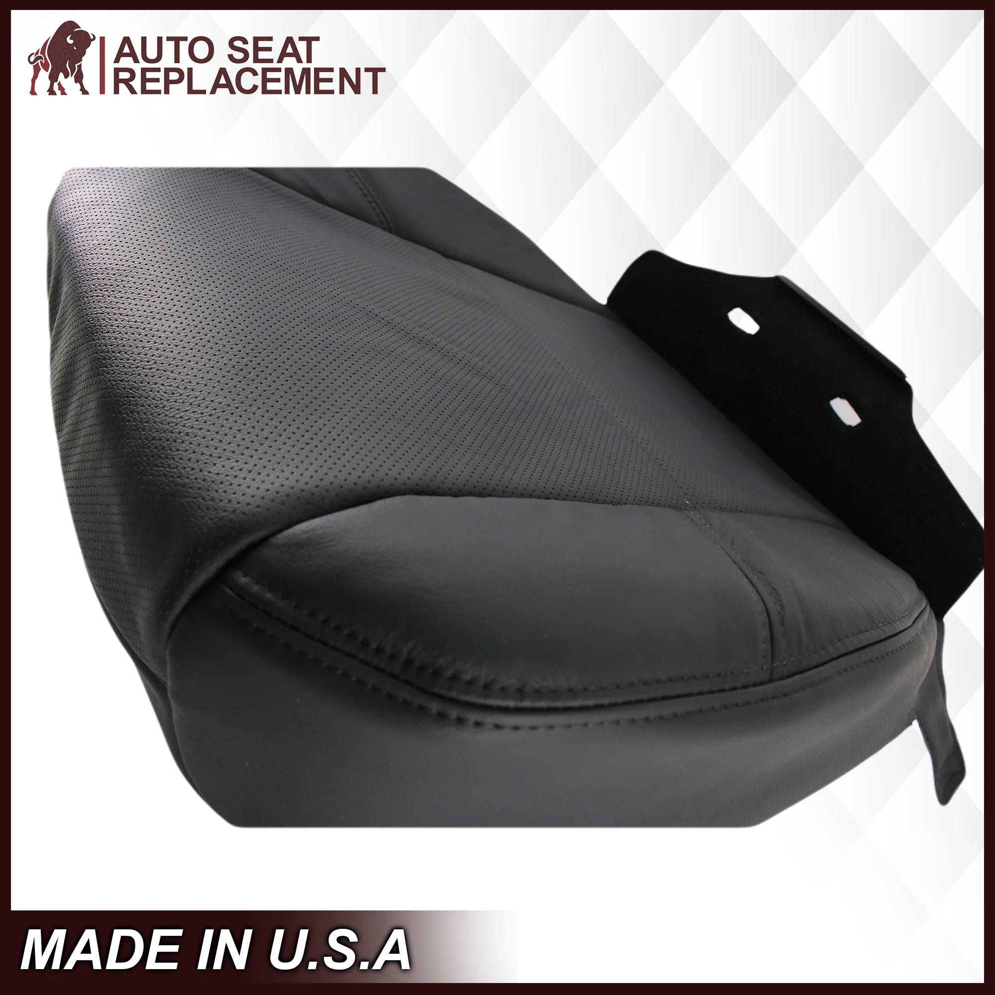 2007-2014 Chevy Silverado Perforated Seat Cover in Black: Choose From Variation - Image 4