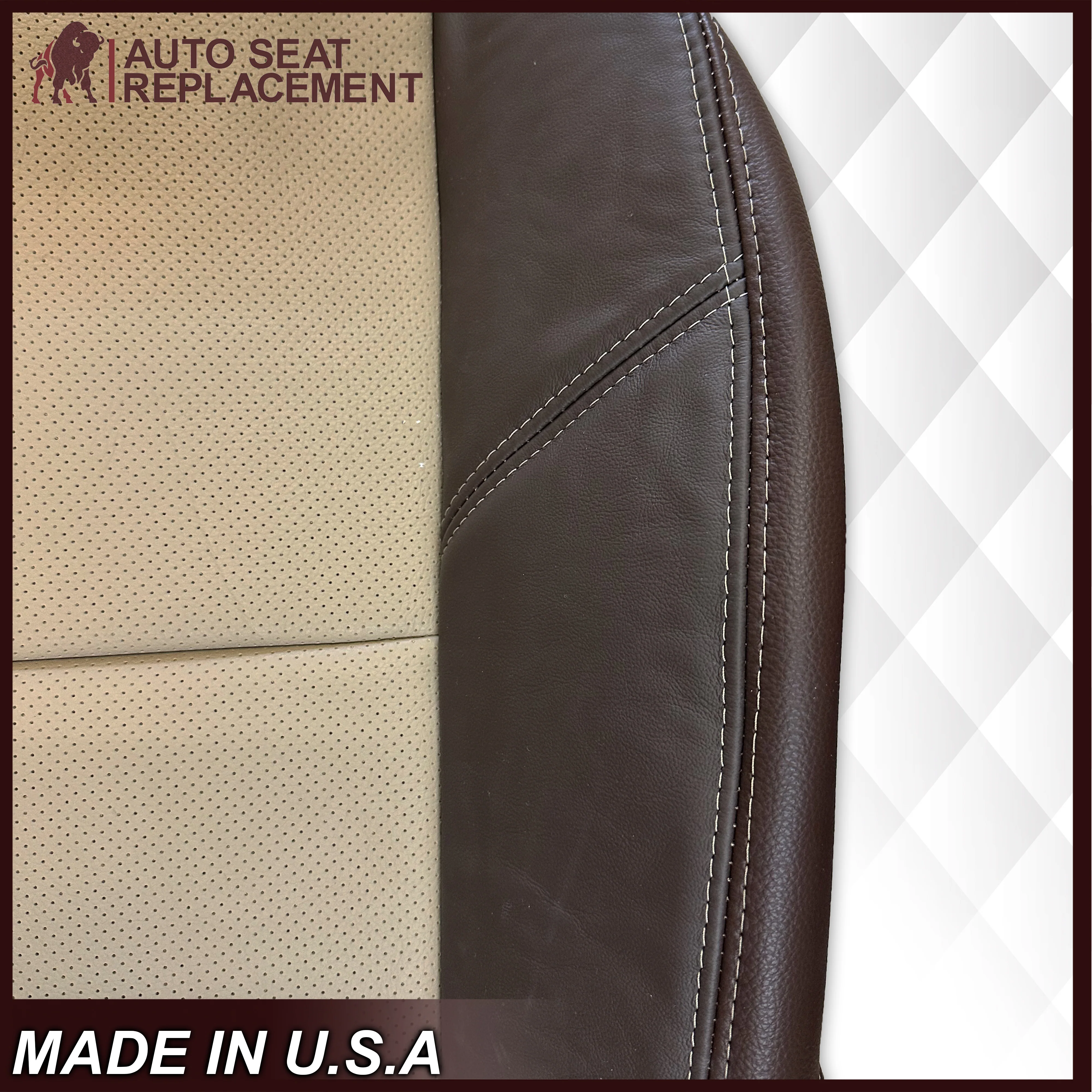2007-2014 Chevy Silverado Seat Cover In 2tone Gray/Black: Choose From Variation - Image 3