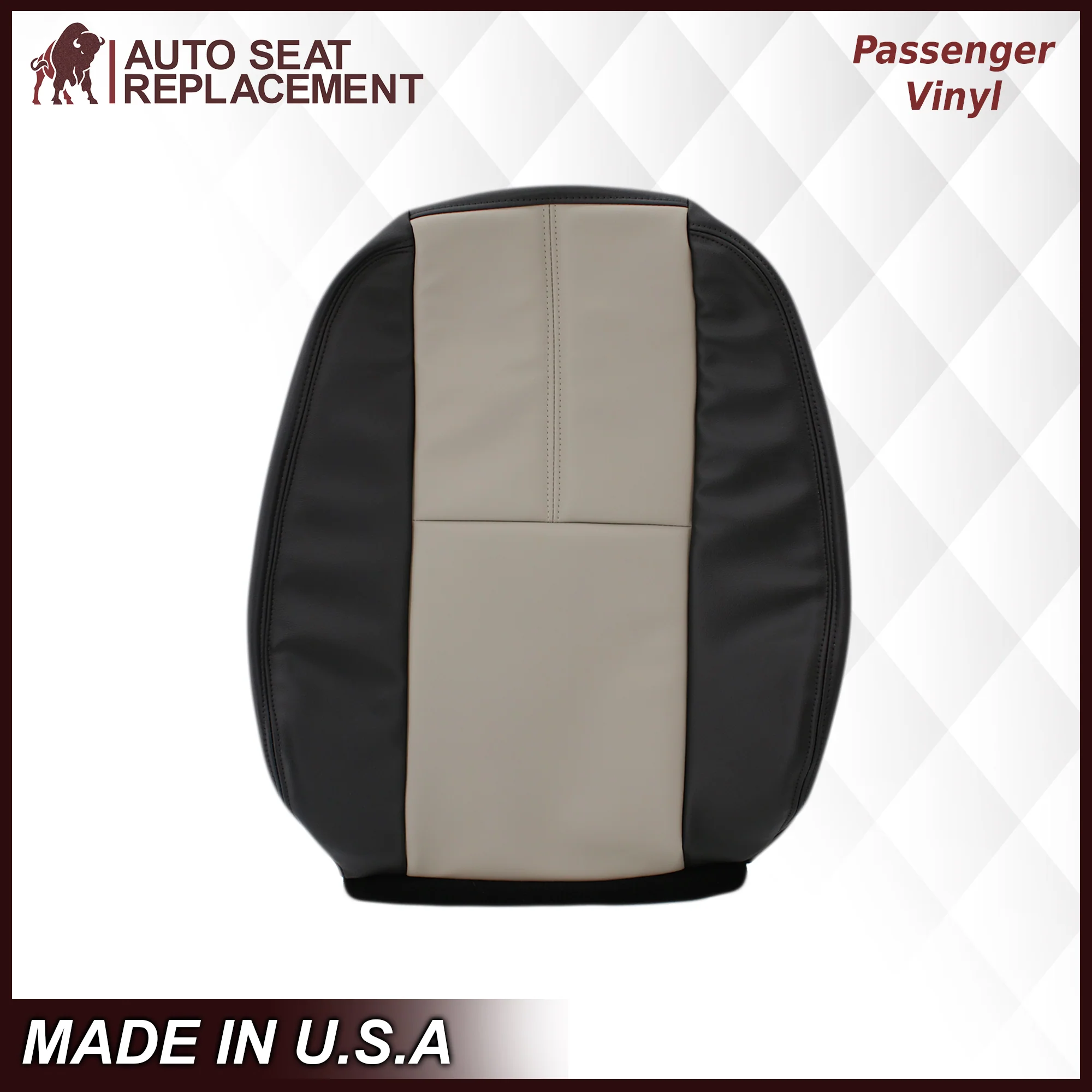 2007-2014 Chevy Silverado Seat Cover In 2tone Gray/Black: Choose From Variation - Image 11