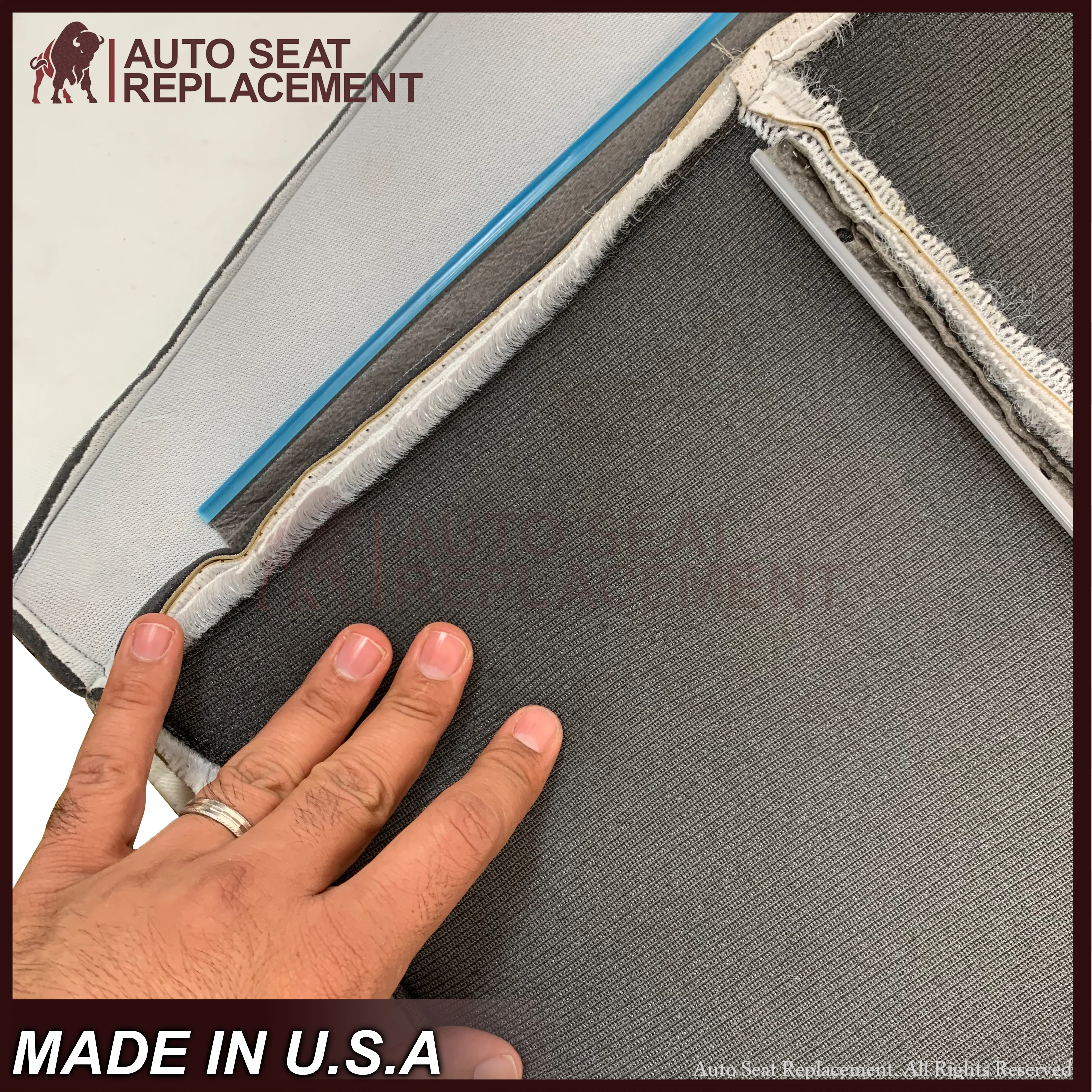 2009-2014 Cadillac Escalade Perforated Seat Cover in Light Cashmere Tan: Choose From Variation - Image 9