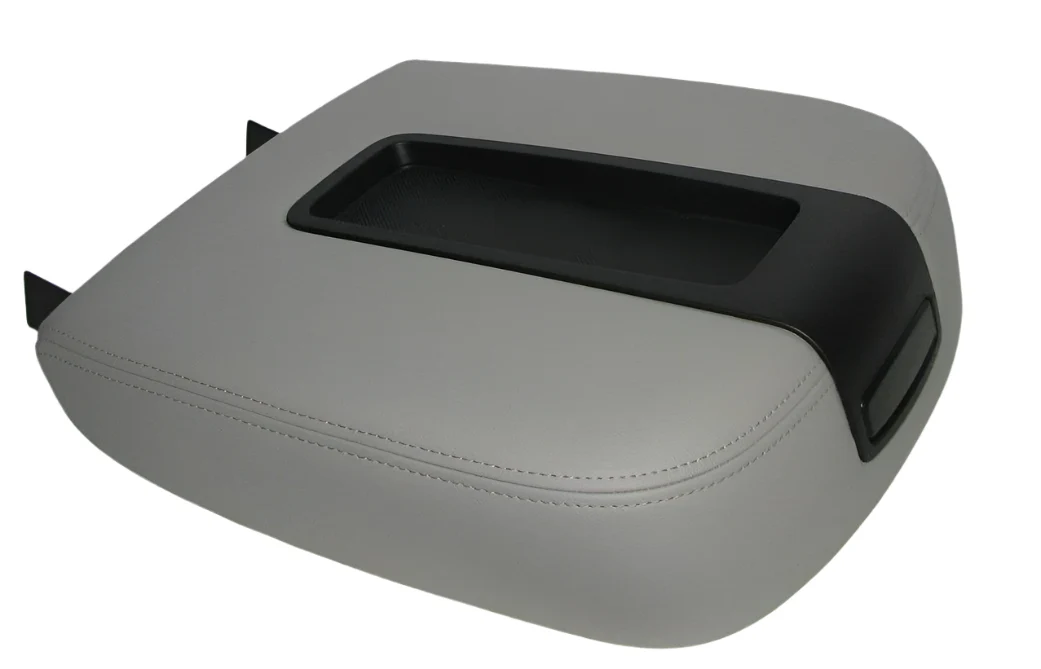 2007-2014 Chevy Suburban 1500 LT LS LTZ Z71  Center Console Lid Cover Gray - Image 4