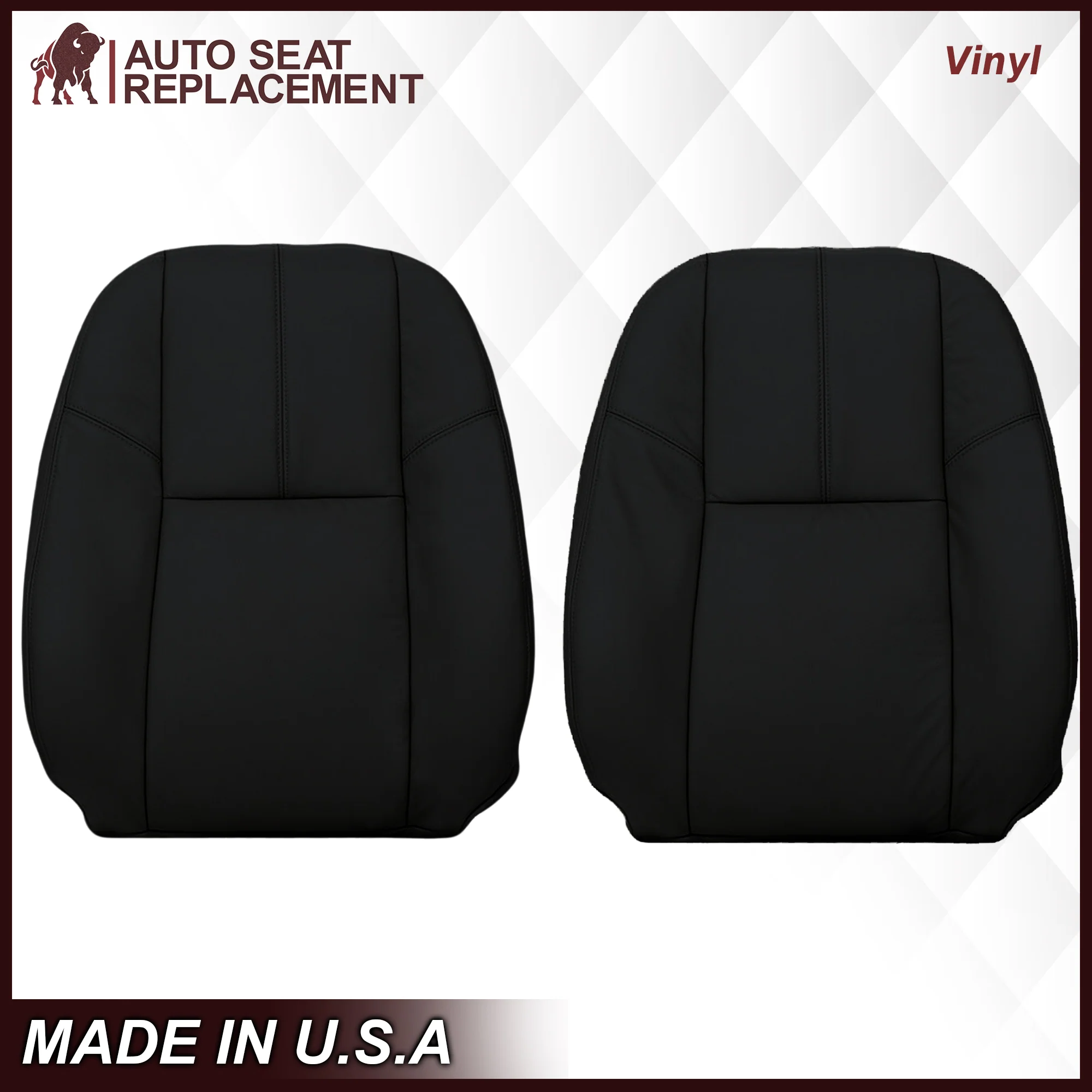 2007-2014 Chevy Tahoe/Suburban Seat Cover In Black: Choose From Variation - Image 25
