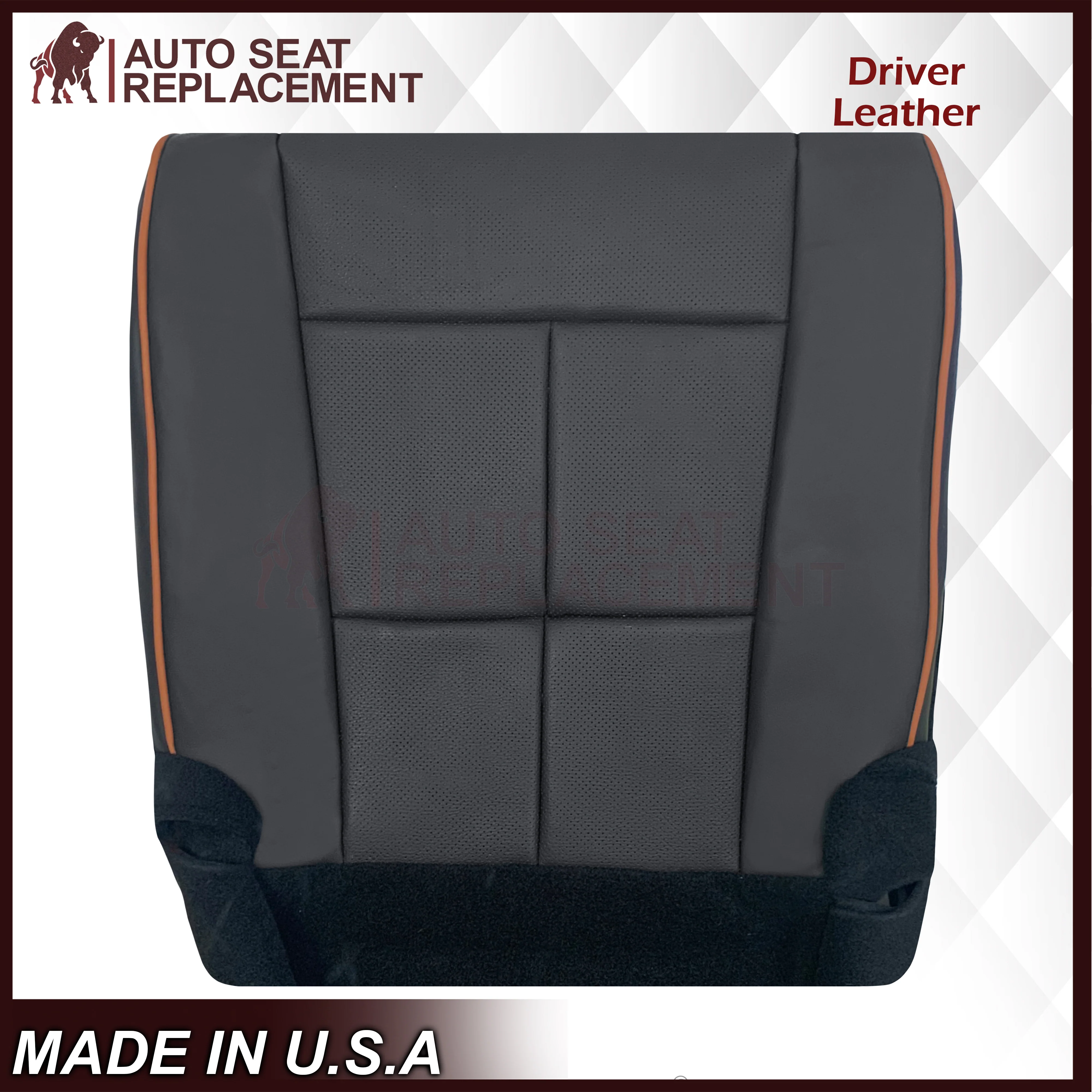 2007-2014 Ford Expedition Driver Or Passenger Side Replacement Seat Cover In Black - Image 4