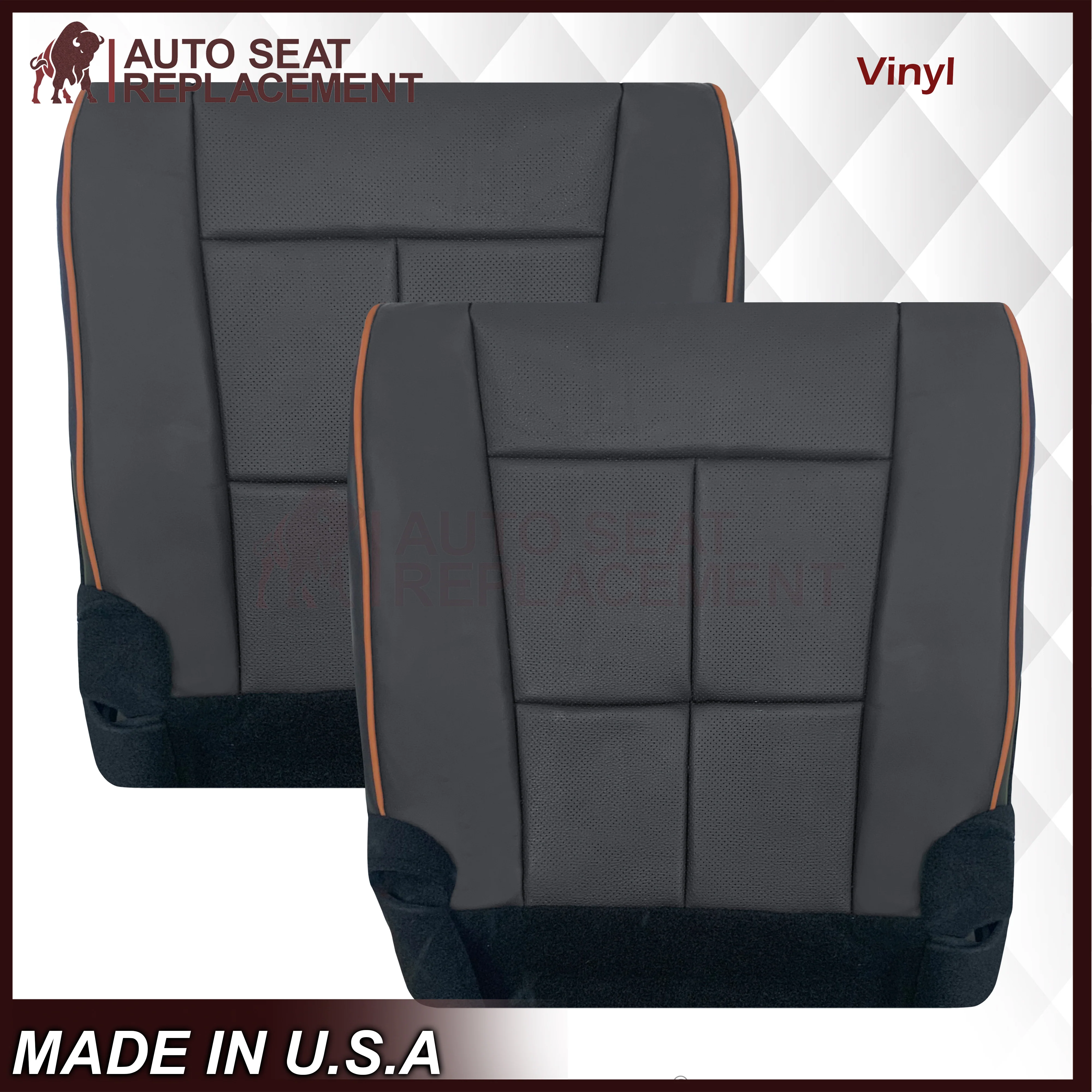 2007-2014 Ford Expedition Driver Or Passenger Side Replacement Seat Cover In Black - Image 9