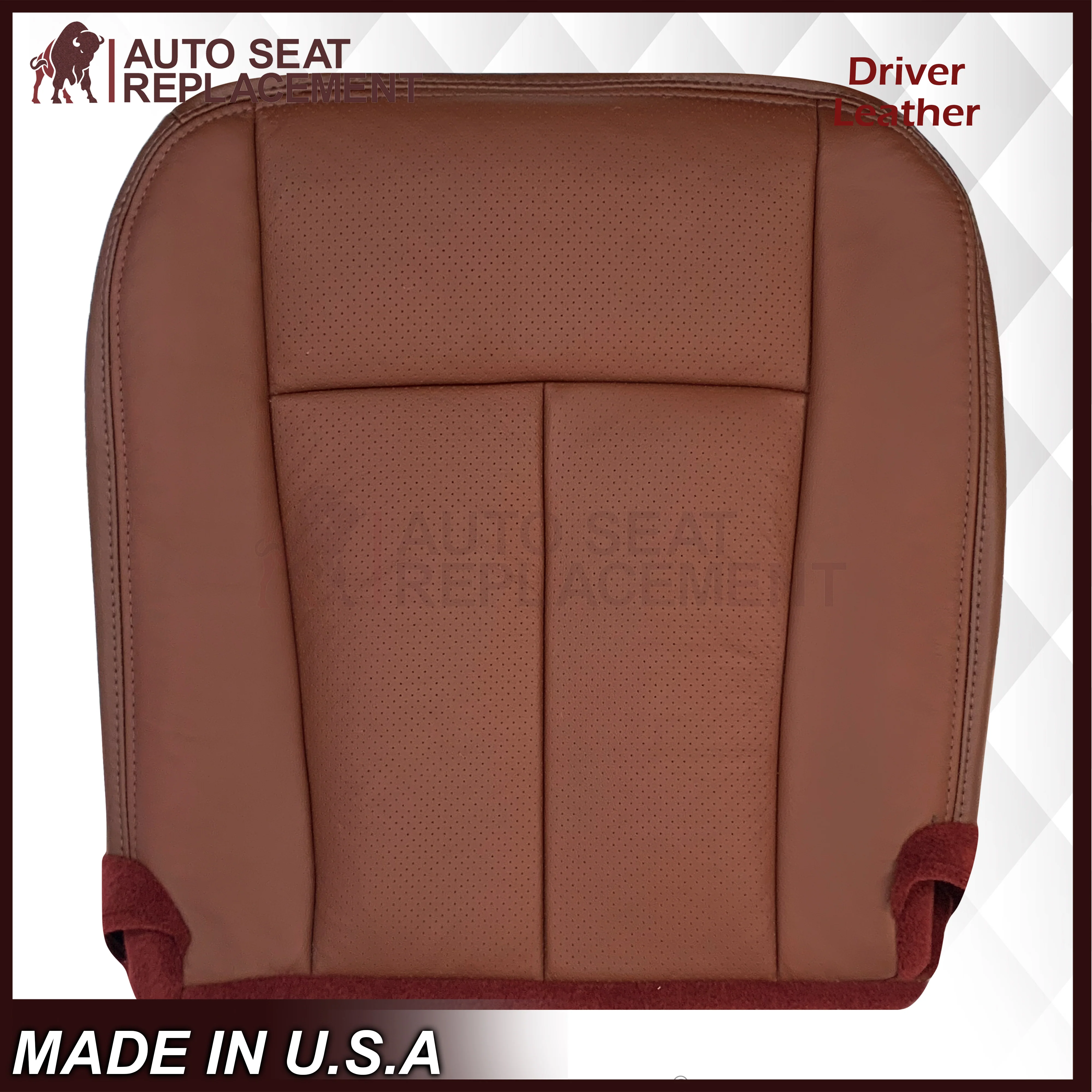 2007-2014 Ford Expedition King Ranch Replacement Leather Seat Cover: Perforated, King Ranch - Image 10