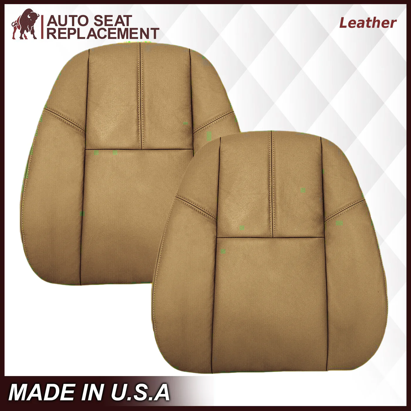 2007-2014 GMC Yukon/Sierra Seat Cover In Tan: Choose From Variation - Image 18