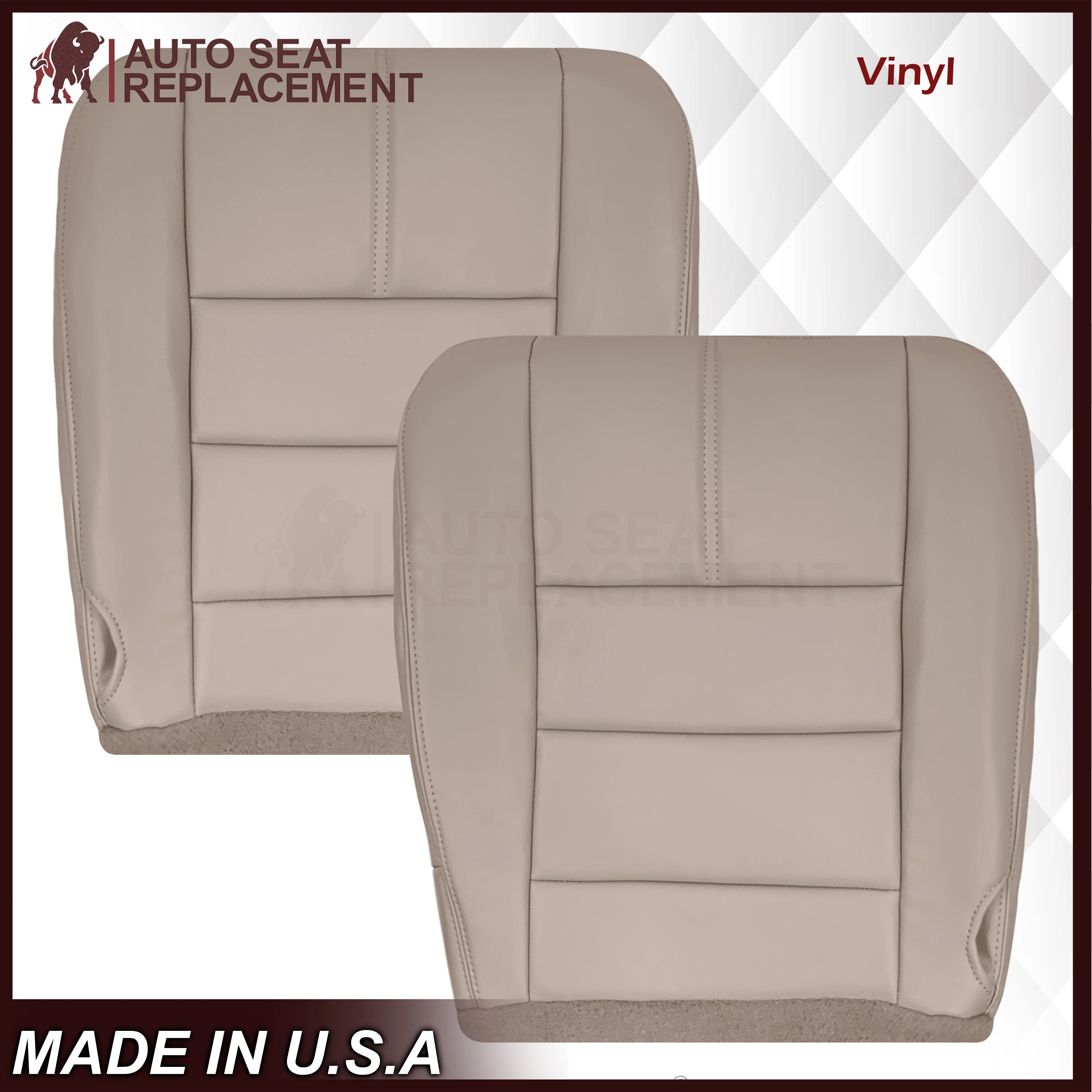 2008-2010 Ford F-250 F-350 F-450 F-550 Lariat Seat Cover in Camel Tan: Choose From Variants - Image 19