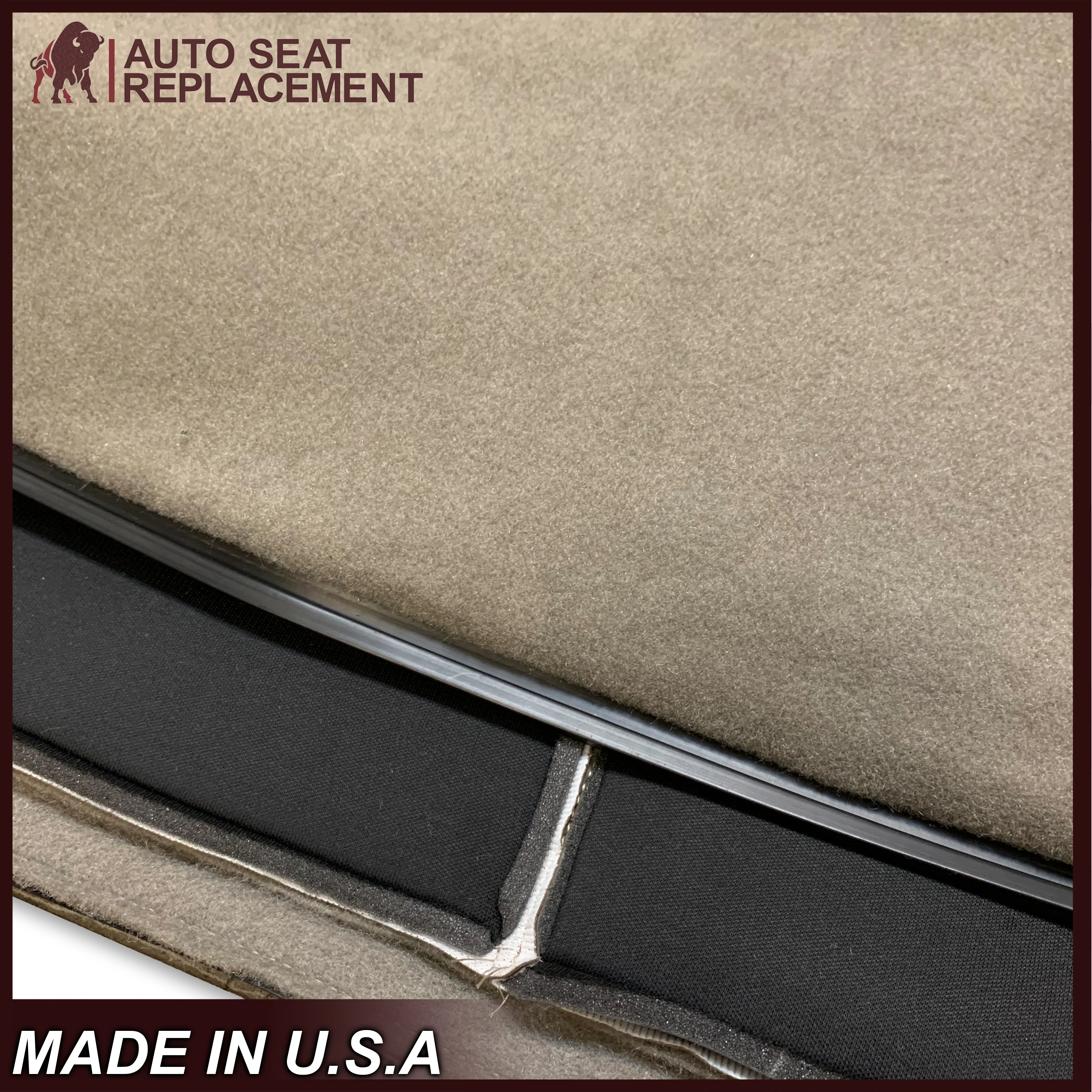 2008-2010 Ford F-250 F-350 F-450 F-550 Super Duty XL Work Truck Seat Cover in Medium Stone Gray: Choose From Variants - Image 6