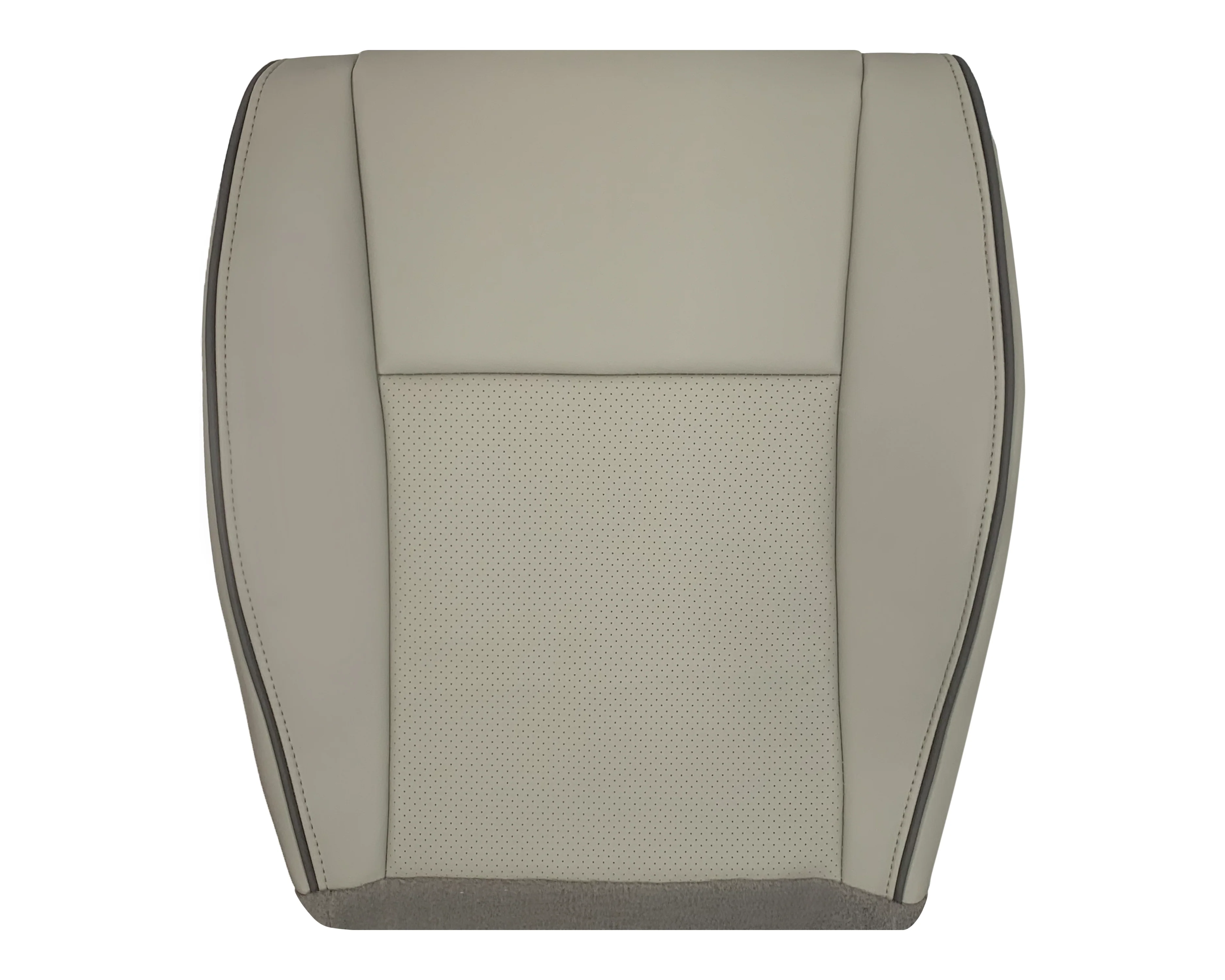 2008-2010 Jeep Grand Cherokee Overland Replacement Seat Cover: Perforated, Light Graystone - Image 6