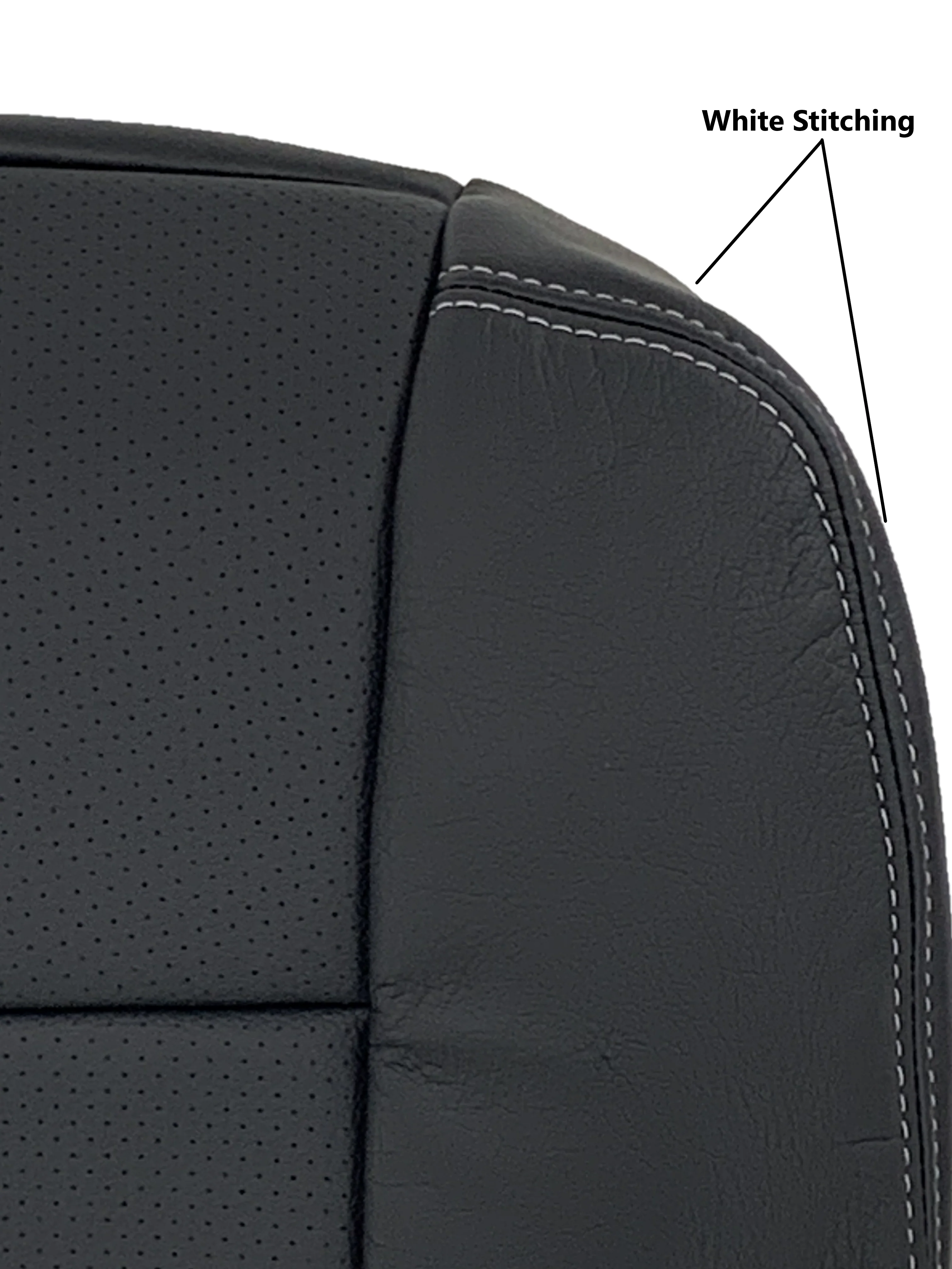 2009 2010 2011 2012 2013 2014 Ford F150 Lariat Perforated Leather Seat Cover - Image 3