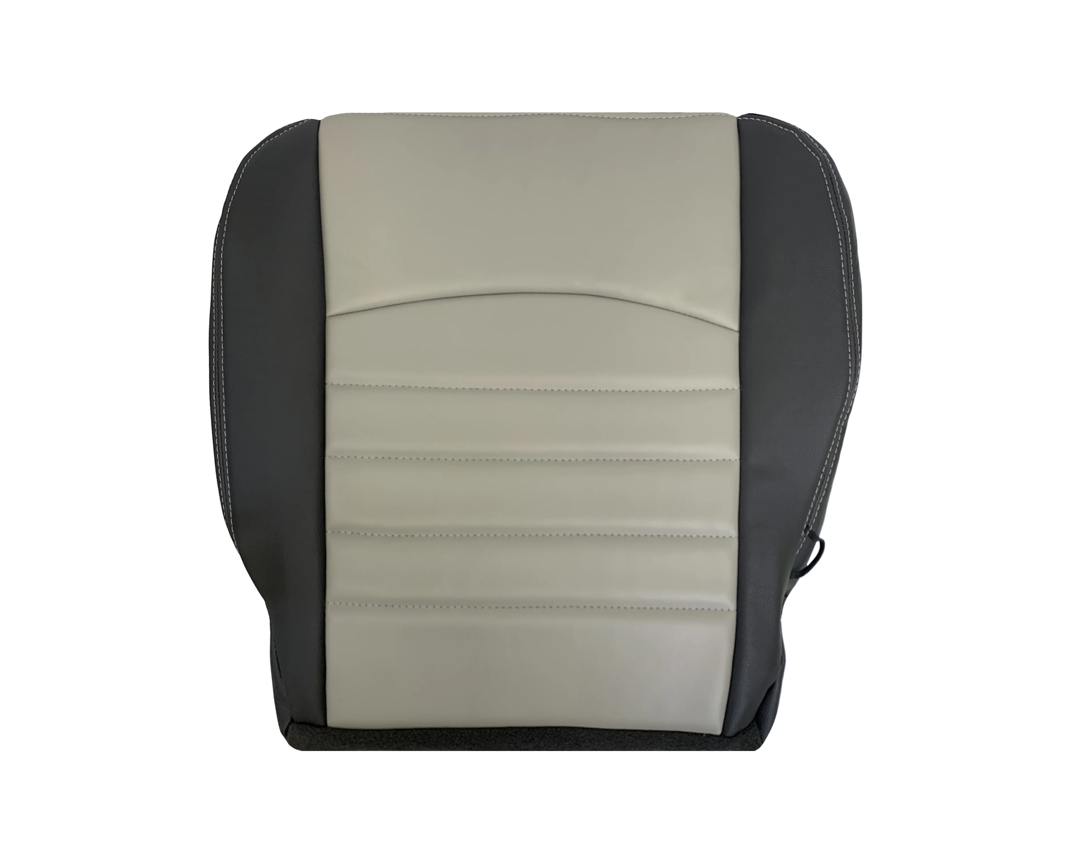 2009 2010 2011 2012 Dodge Ram Work Truck Replacement Vinyl Seat Covers 2-Tone Gray/Dark Gray: Choose your side - Image 30