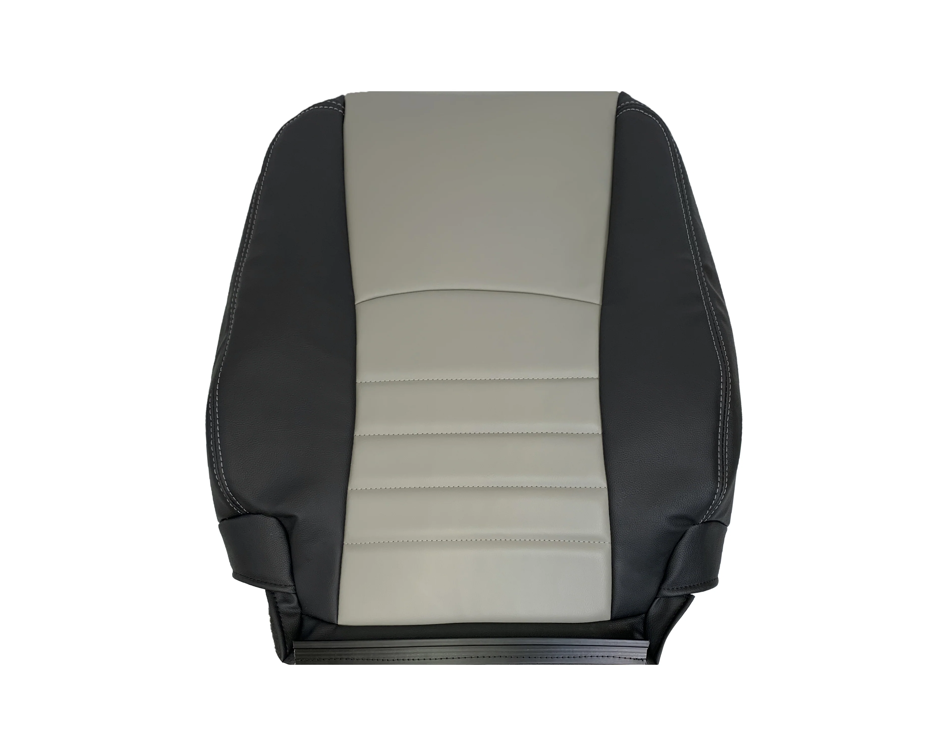2009 2010 2011 2012 Dodge Ram Work Truck Replacement Vinyl Seat Covers 2-Tone Gray/Dark Gray: Choose your side - Image 31
