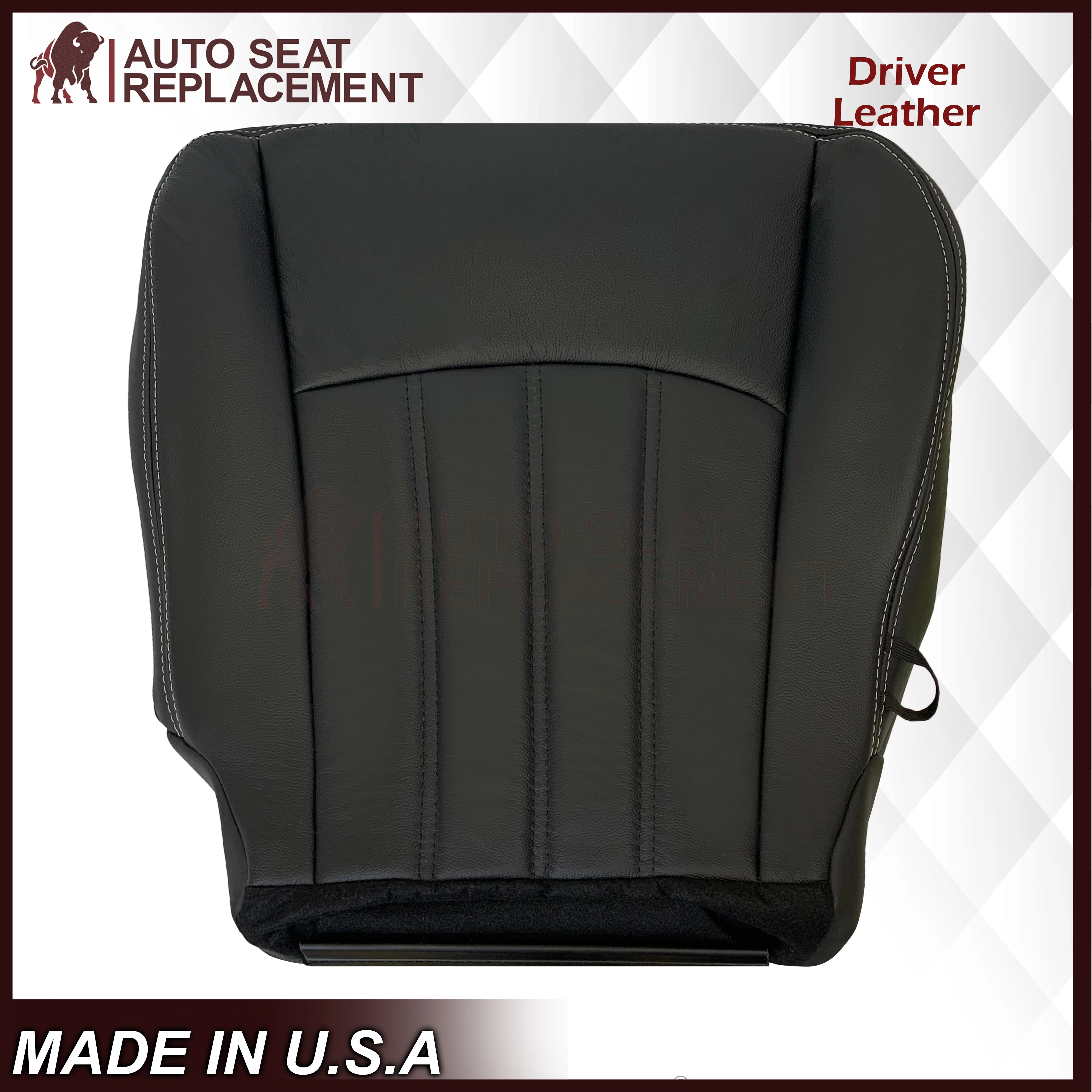2009 - 2012 Dodge Ram 1500 2500 3500 Laramie Replacement Seat Covers in Dark Slate (Dark Gray) - Image 10