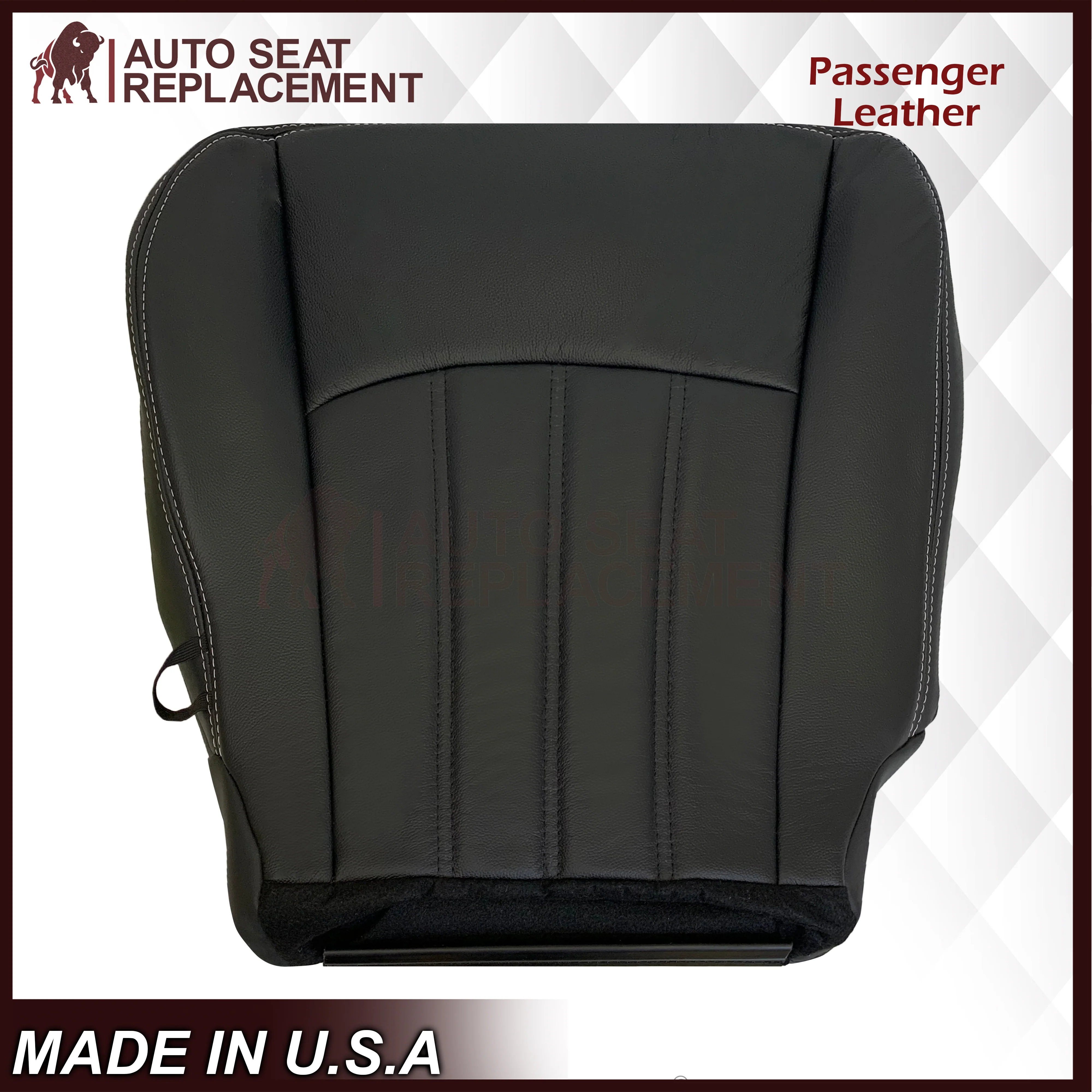 2009 - 2012 Dodge Ram 1500 2500 3500 Laramie Replacement Seat Covers in Dark Slate (Dark Gray) - Image 14