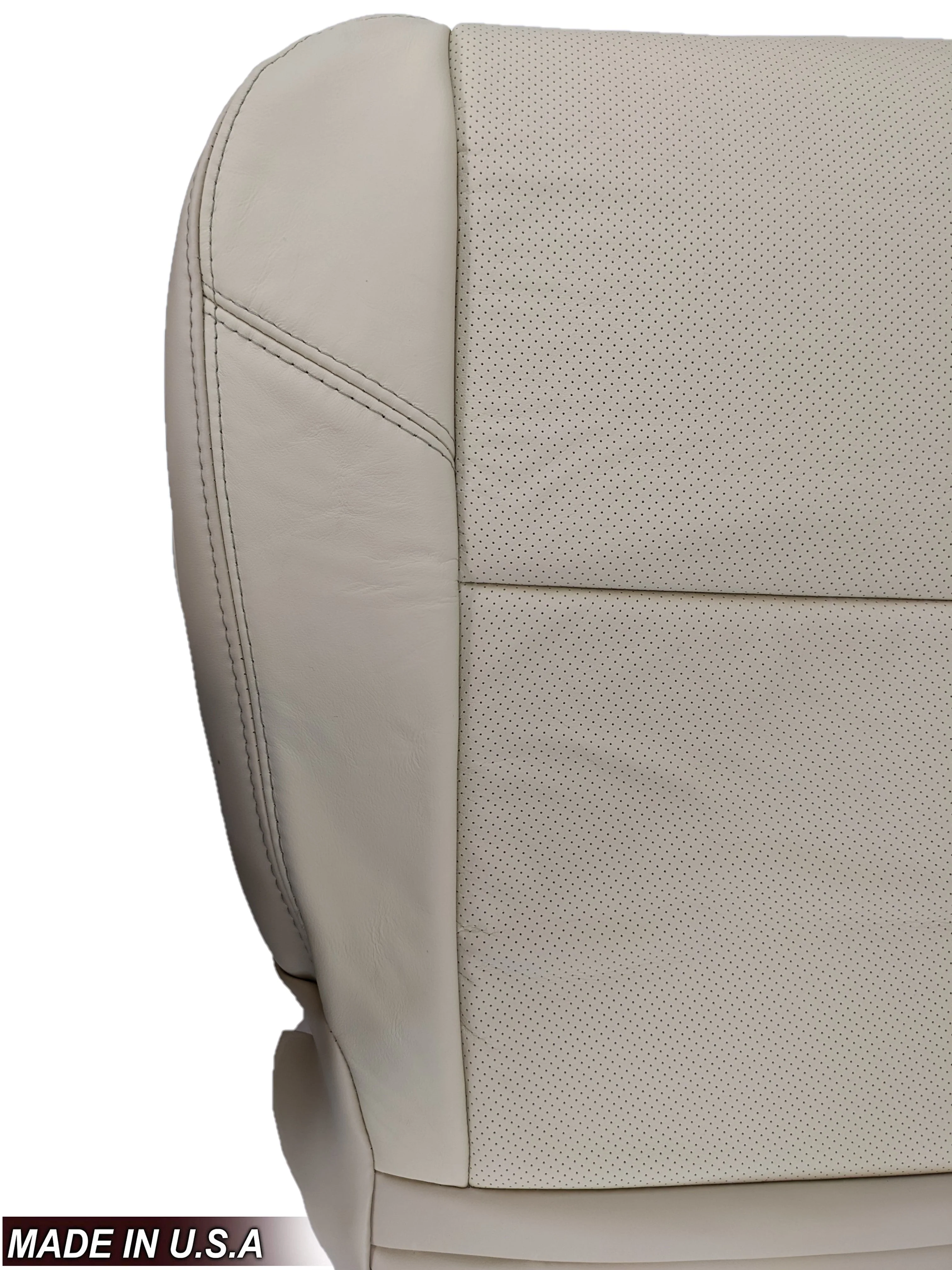 2009-2014 Cadillac Escalade Perforated Second Row Seat Cover in Light Cashmere Tan: Choose From Variation - Image 10